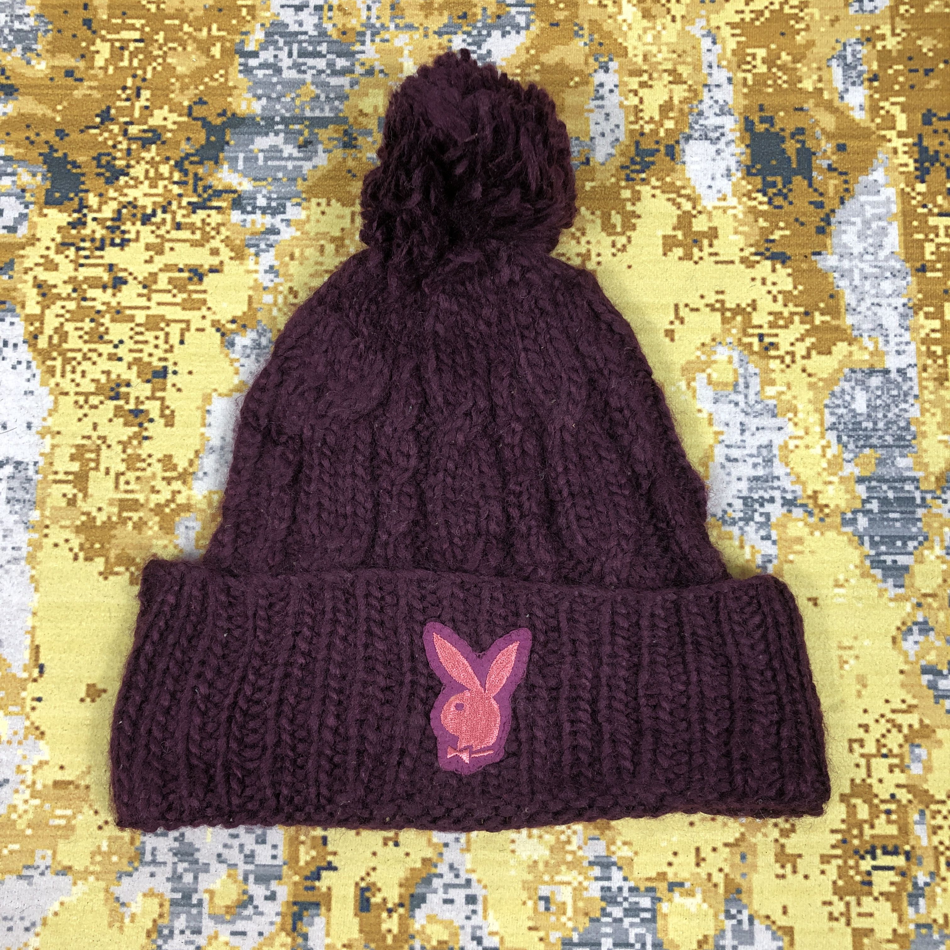 Playboy × Vintage Vintage Playboy Beanie Hat B1452 Size ONE SIZE - 7 Thumbnail