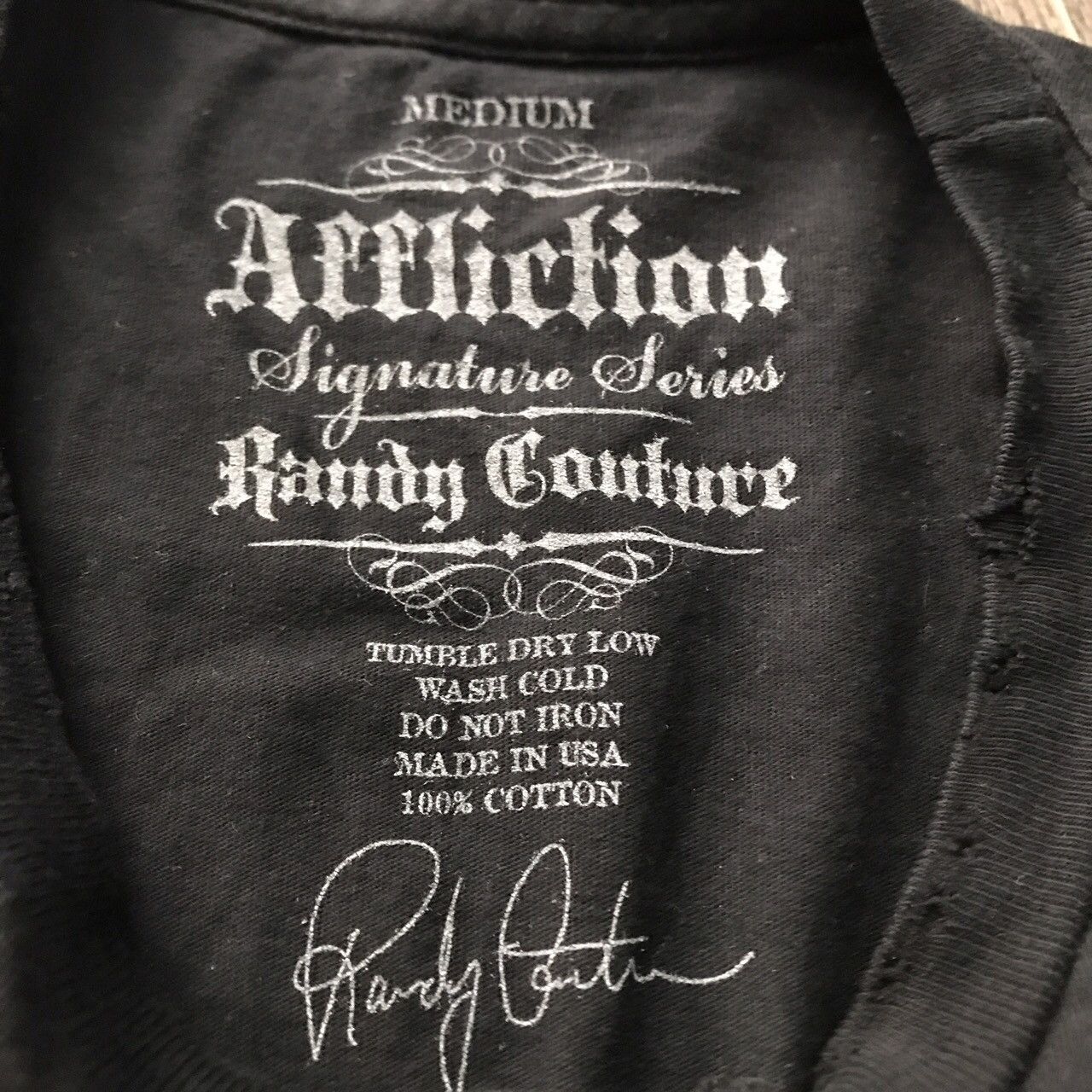 Affliction Affliction Signature Series UFC Randy Couture Skull Tee Size US M / EU 48-50 / 2 - 2 Thumbnail