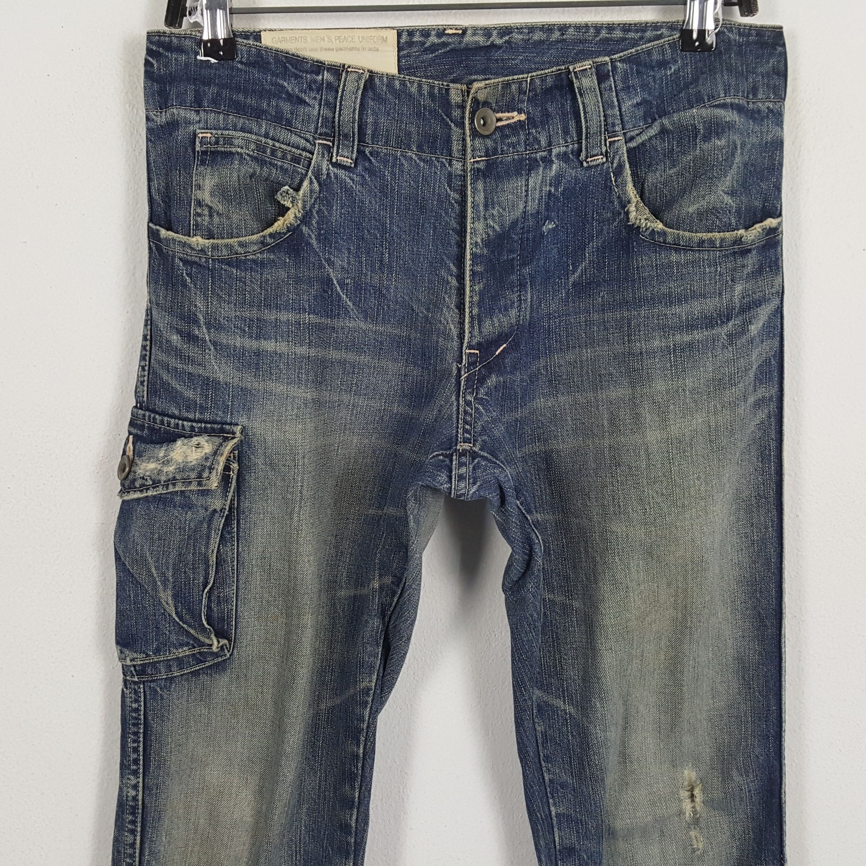 Engineered Garments × Japanese Brand × Vintage GARMENTS MEN Japanese Streetwear Cargo Style Jeans Size US 31 - 2 Thumbnail