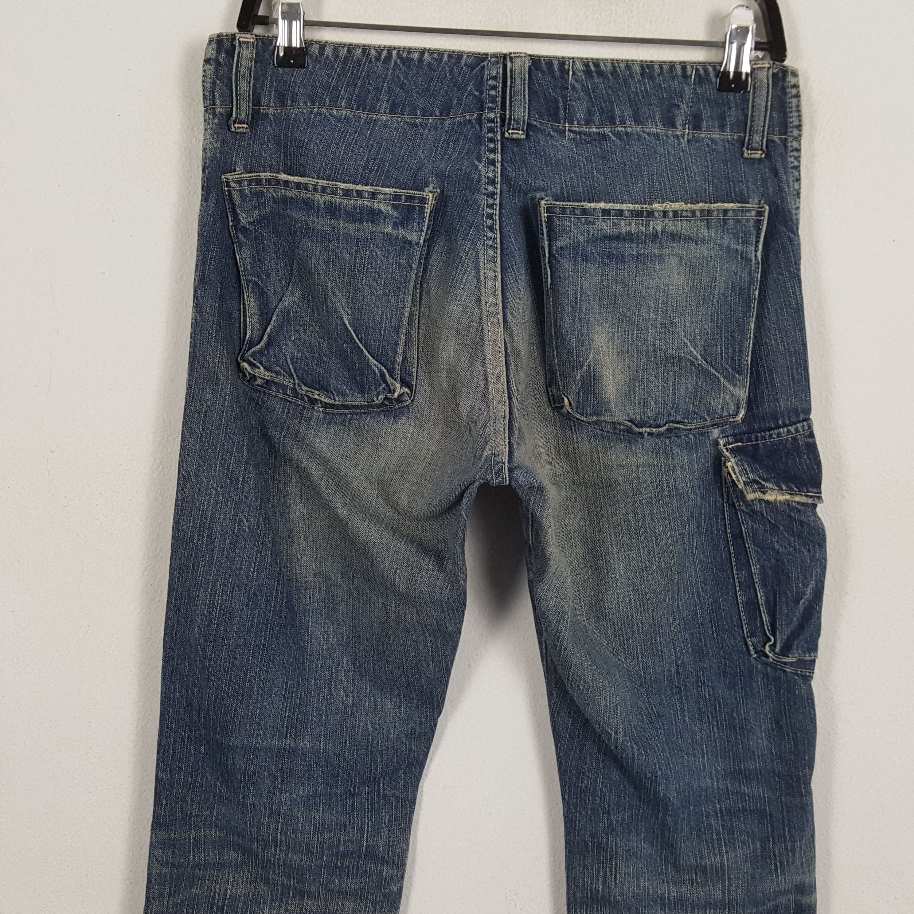 Engineered Garments × Japanese Brand × Vintage GARMENTS MEN Japanese Streetwear Cargo Style Jeans Size US 31 - 5 Thumbnail