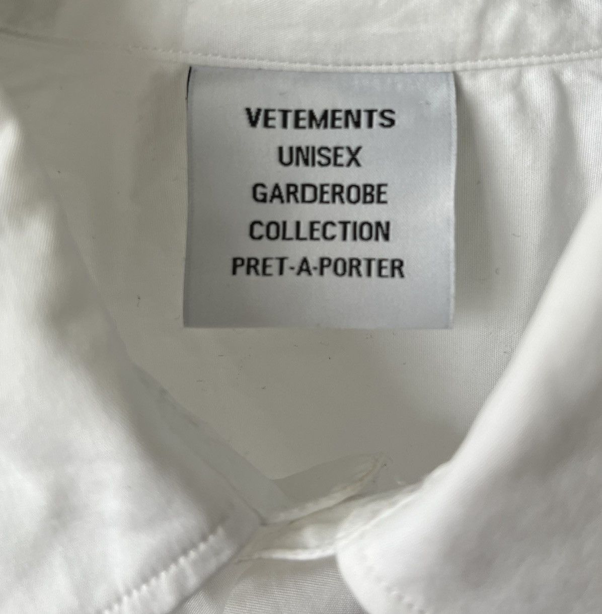 Vetements Vetements AW20 Logo Oversized Shirt Size US L / EU 52-54 / 3 - 3 Thumbnail