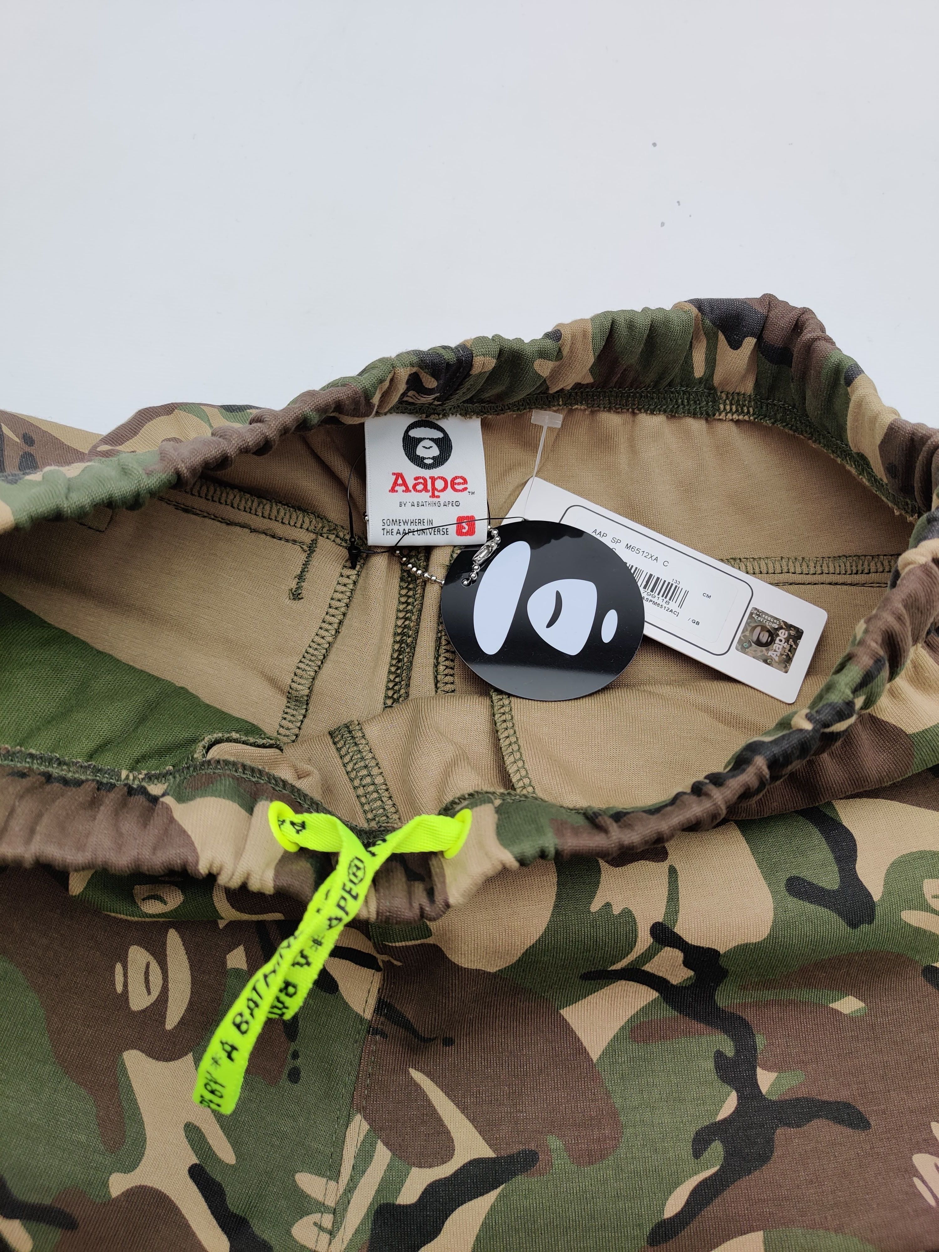Aape Aape Brown Green Camo Shorts Size US 27 - 4 Thumbnail