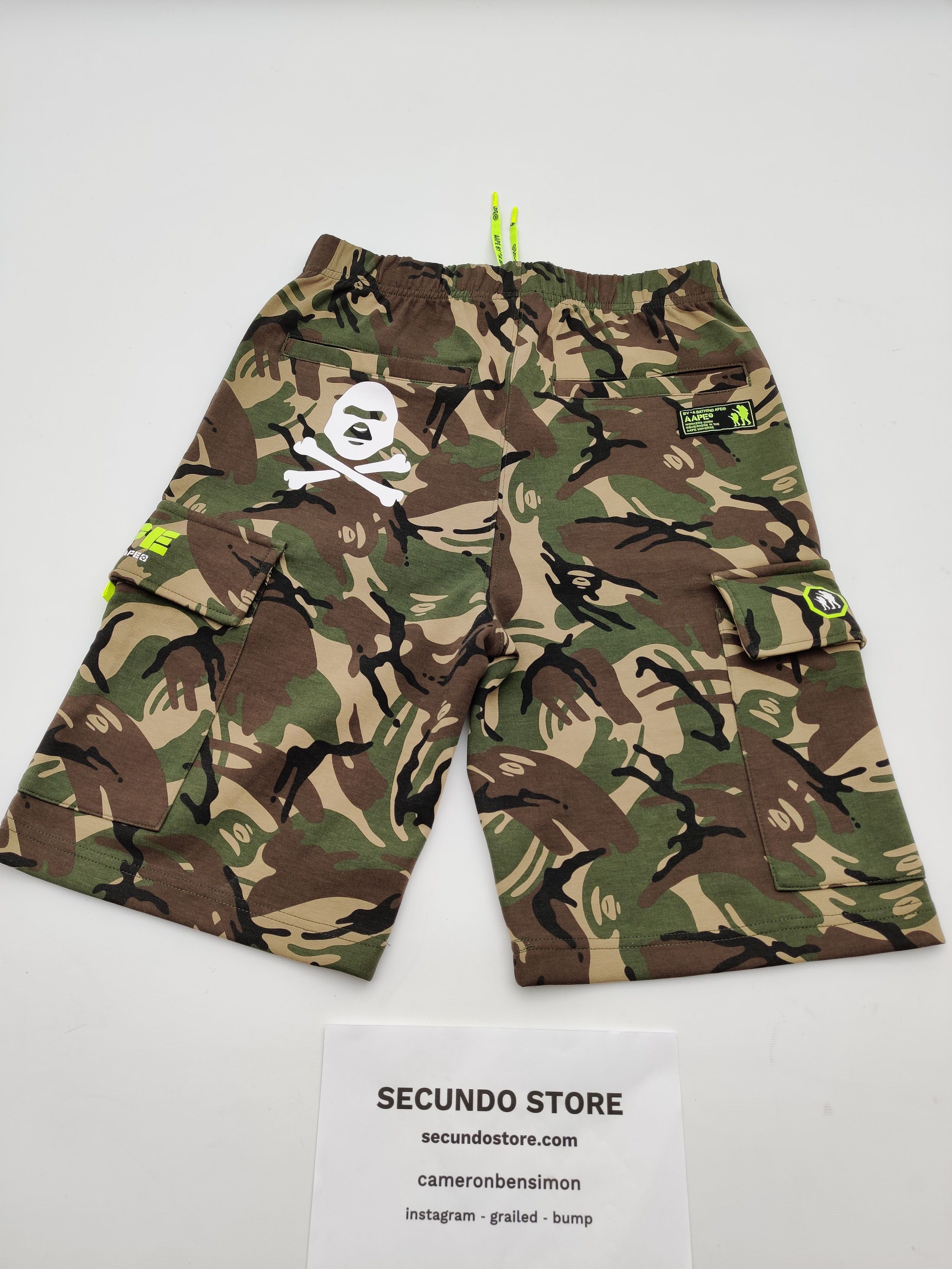 Aape Aape Brown Green Camo Shorts Size US 27 - 3 Thumbnail