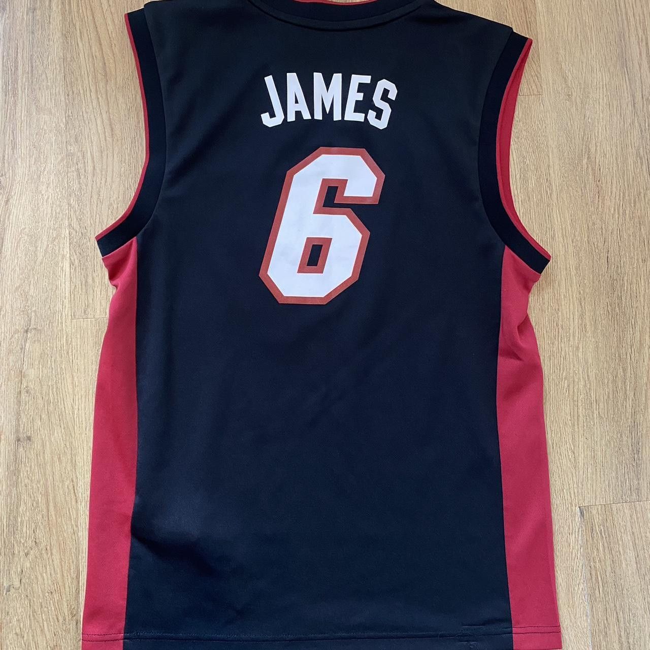 Lebron James Miami Heat 6 Jersey | Grailed