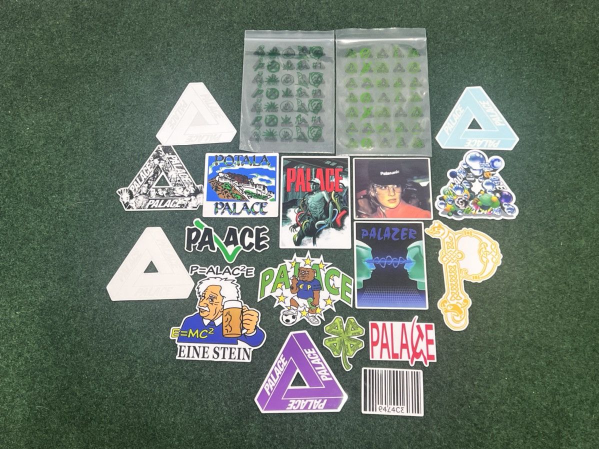 image of 17 Various Palace Stickers, Men's