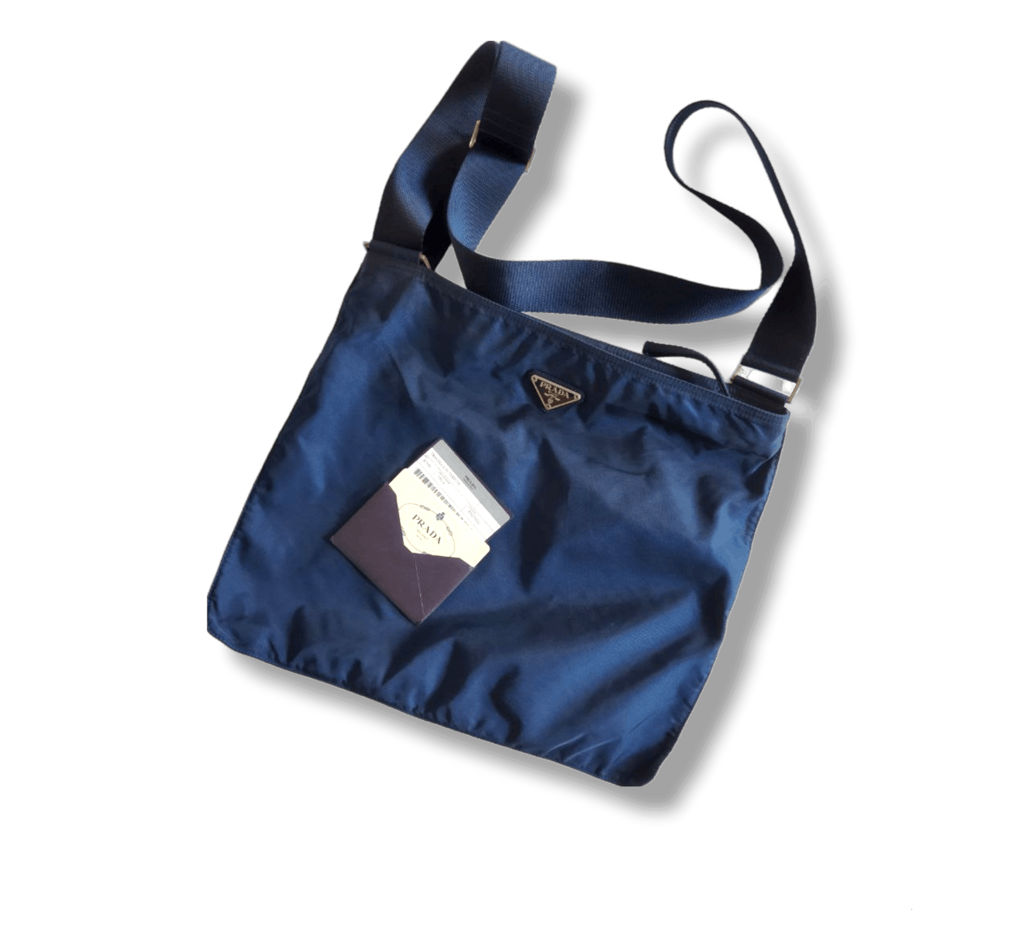 Prada Vintage PRADA Tracolla In Tessuto Sling Bag Size ONE SIZE - 1 Thumbnail
