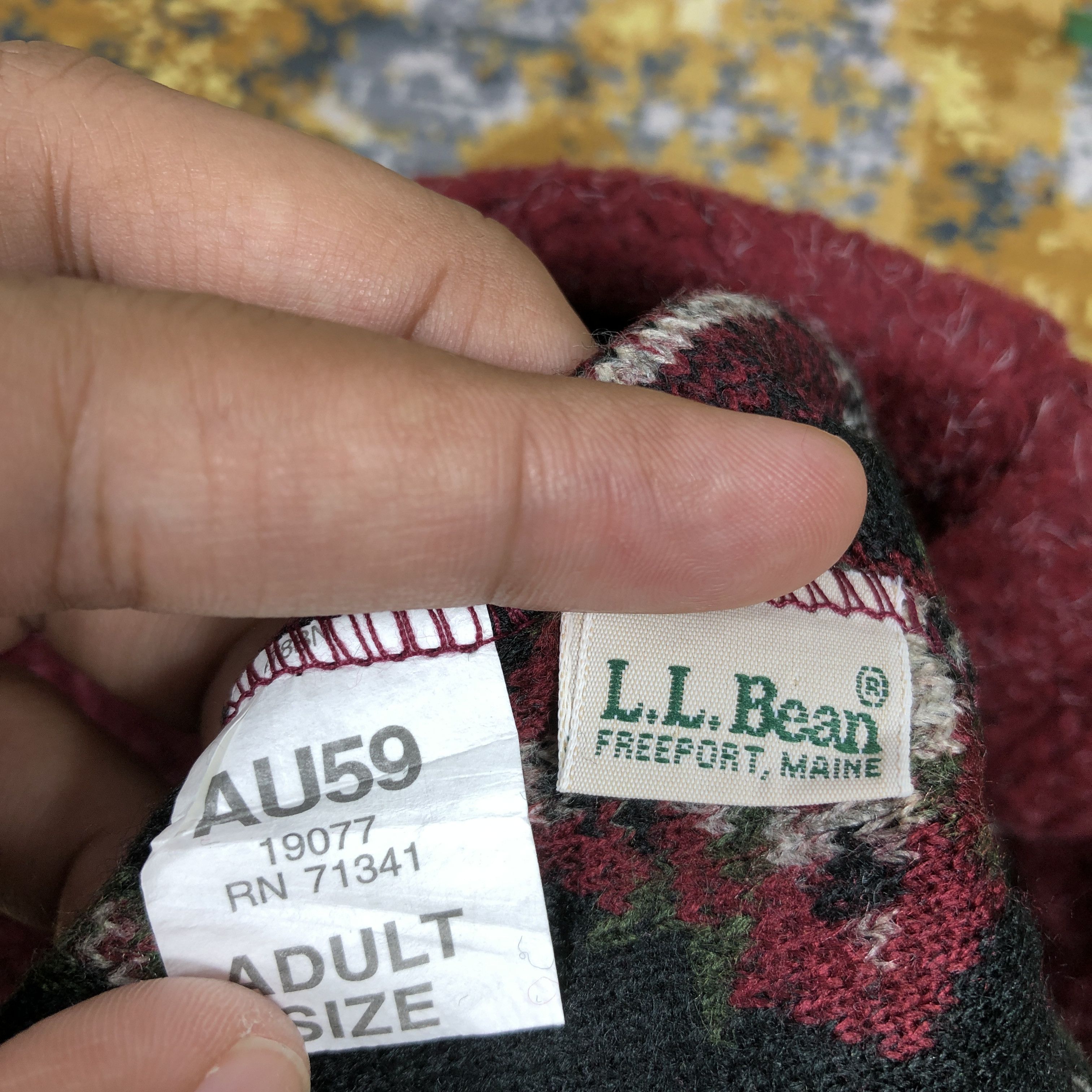 Vintage Vintage L.L.Bean Beanie Hat B1442 Size ONE SIZE - 6 Thumbnail