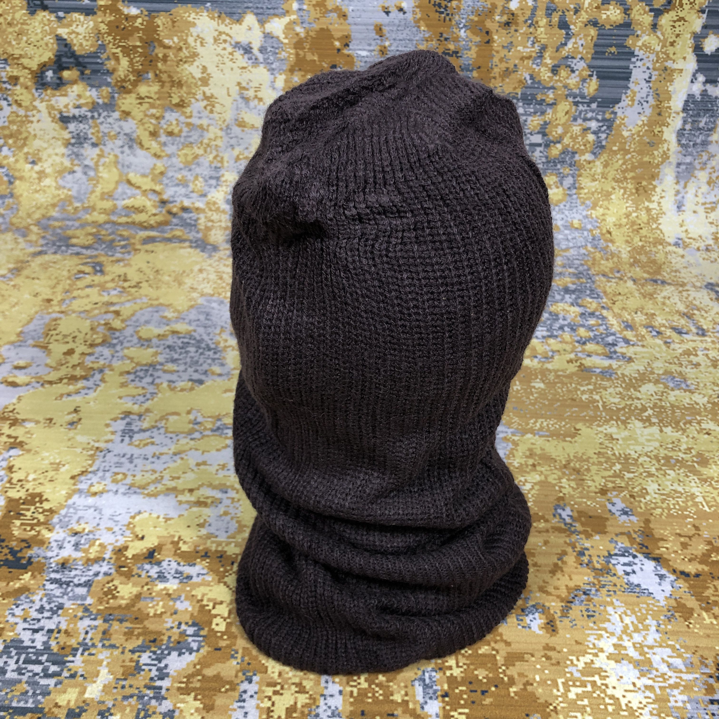 Vintage Vintage Brown Ski Mask Hat B1303 Size ONE SIZE - 2 Thumbnail