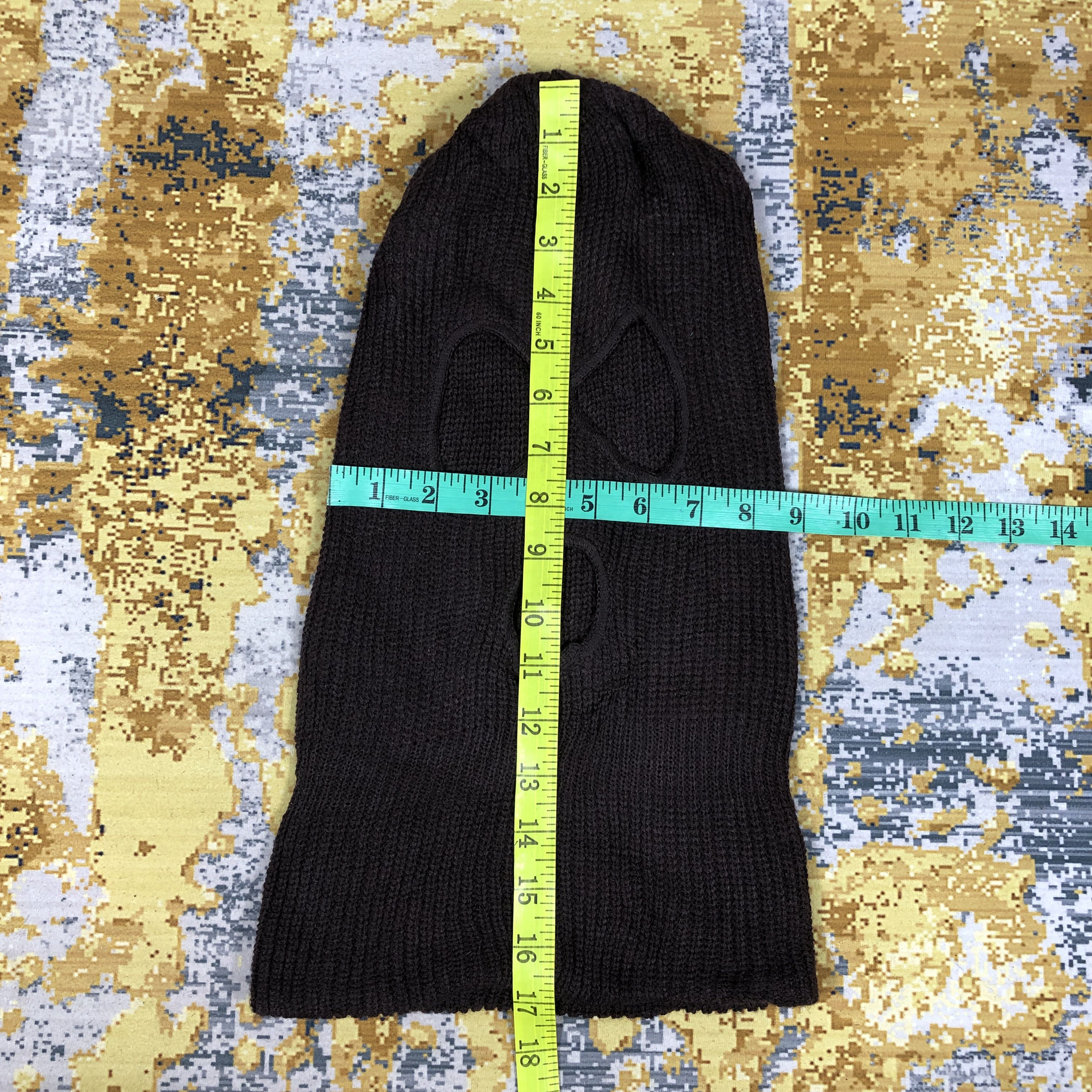 Vintage Vintage Brown Ski Mask Hat B1303 Size ONE SIZE - 5 Thumbnail