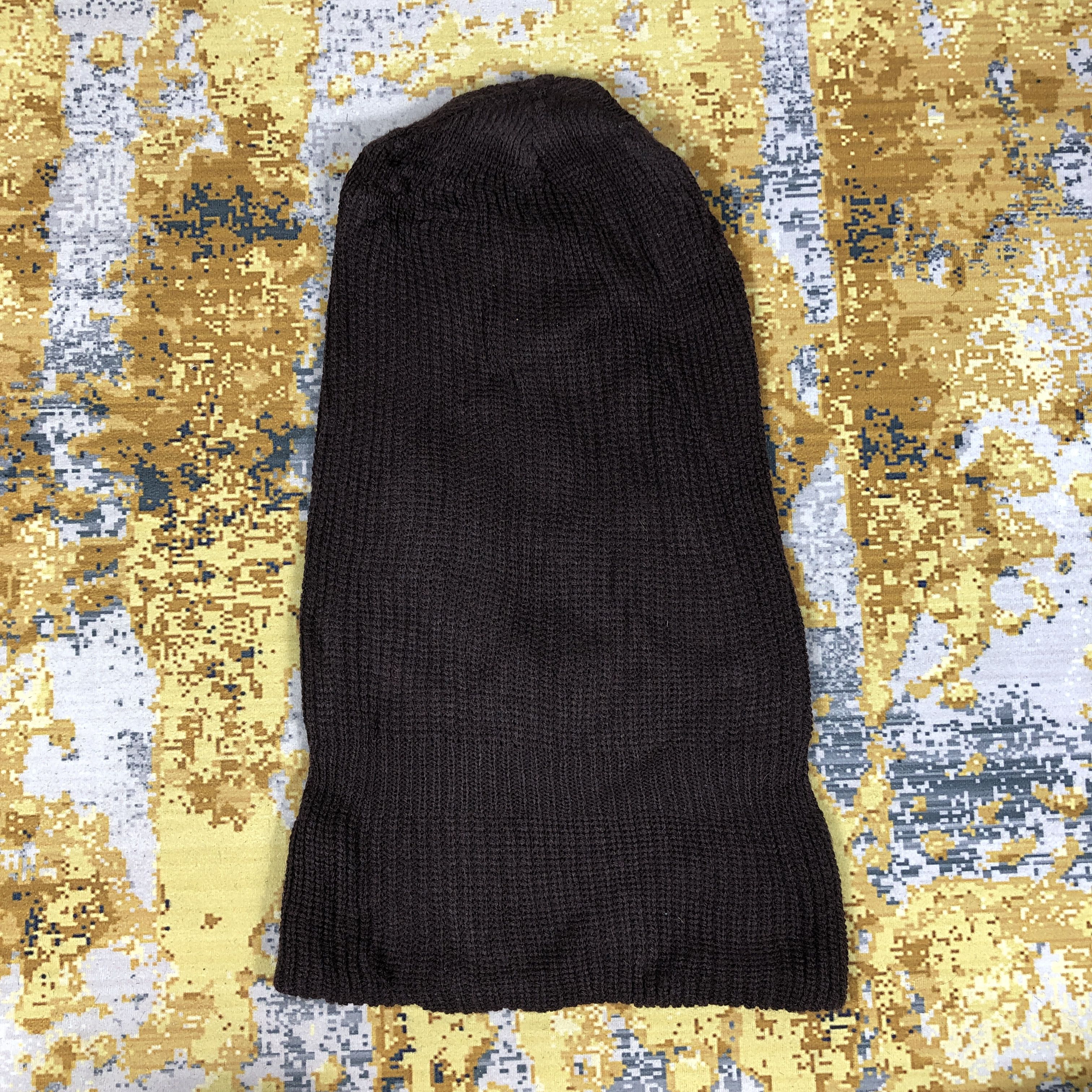 Vintage Vintage Brown Ski Mask Hat B1303 Size ONE SIZE - 3 Thumbnail