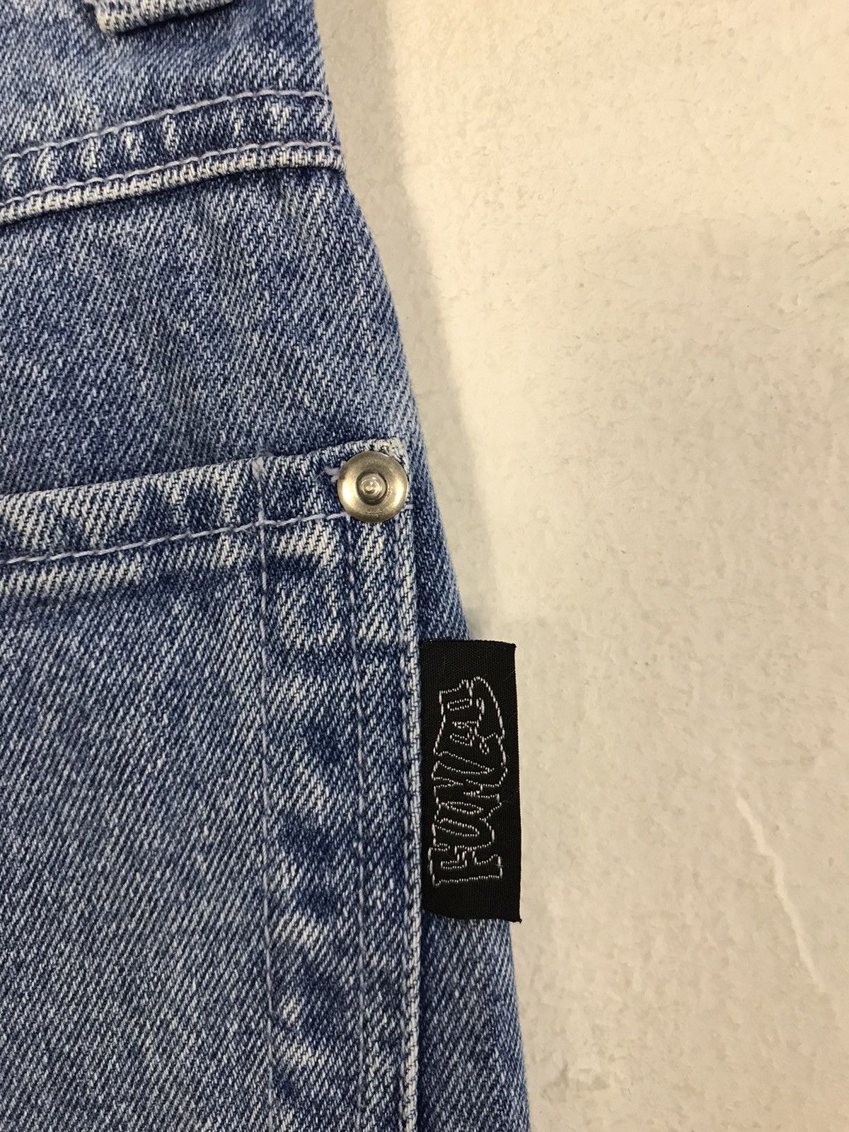 Vintage Vintage Fumes Hip Hop Style Zipper Jeans Design Size US 33 - 11 Thumbnail