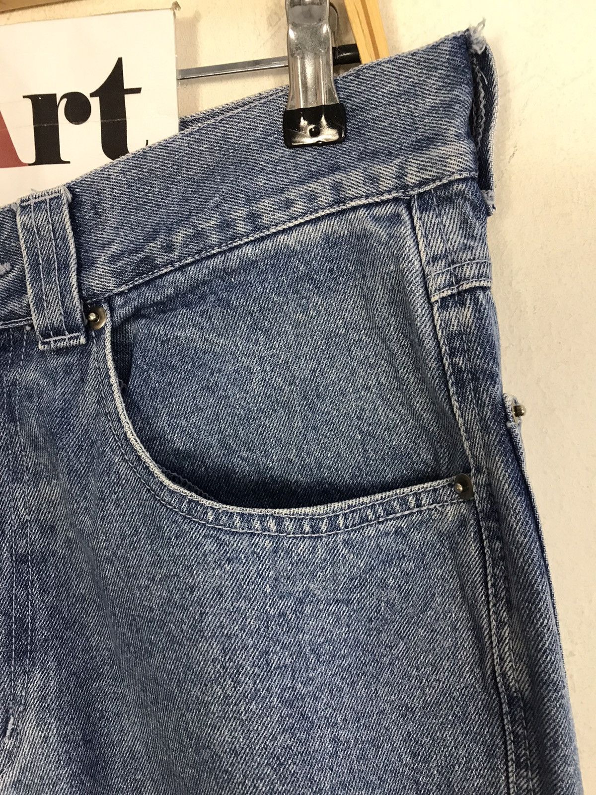 Vintage Vintage Fumes Hip Hop Style Zipper Jeans Design Size US 33 - 5 Thumbnail