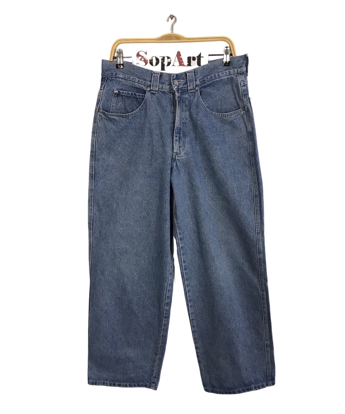 Vintage Vintage Fumes Hip Hop Style Zipper Jeans Design Size US 33 - 1 Thumbnail