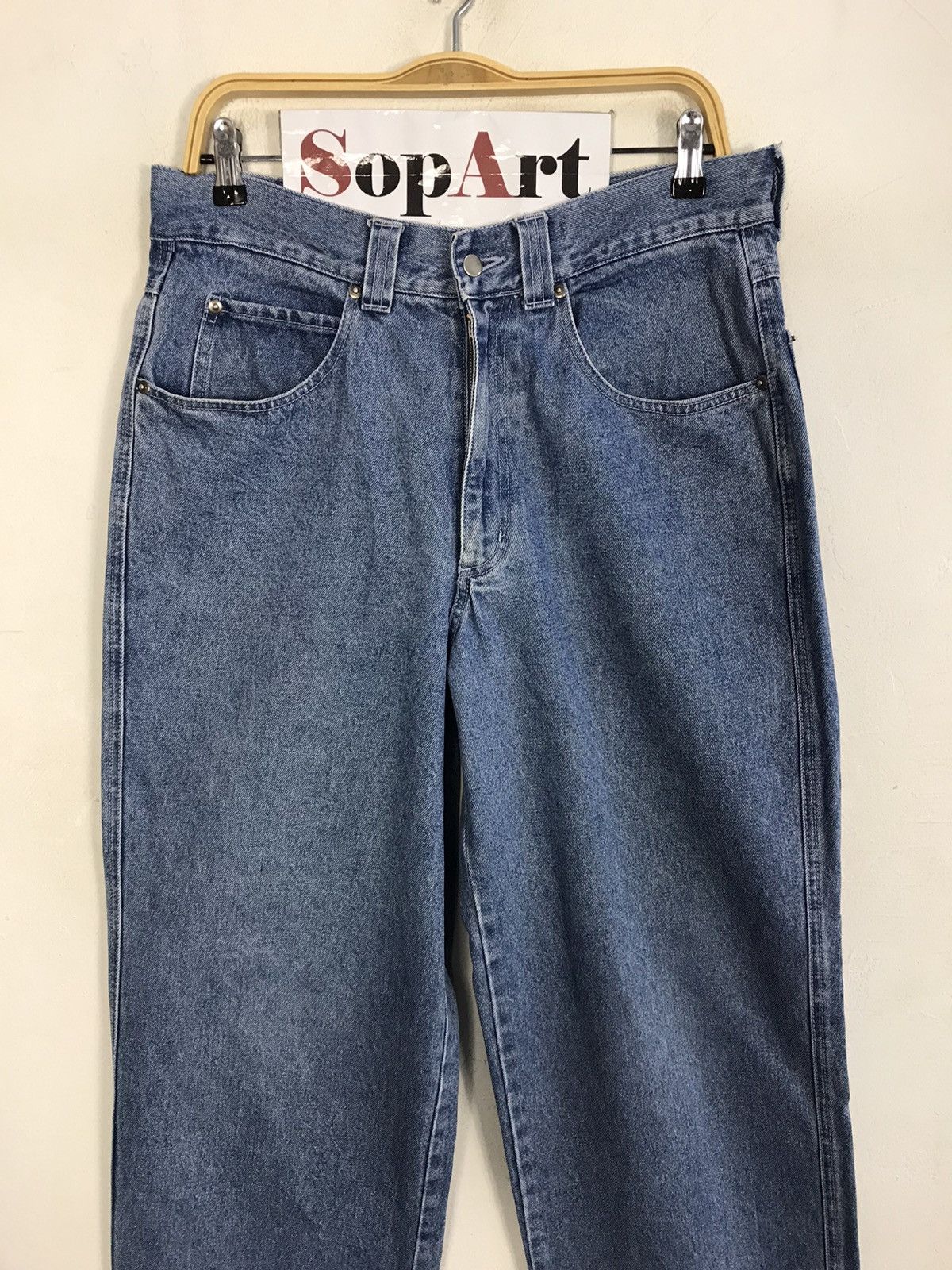 Vintage Vintage Fumes Hip Hop Style Zipper Jeans Design Size US 33 - 3 Thumbnail