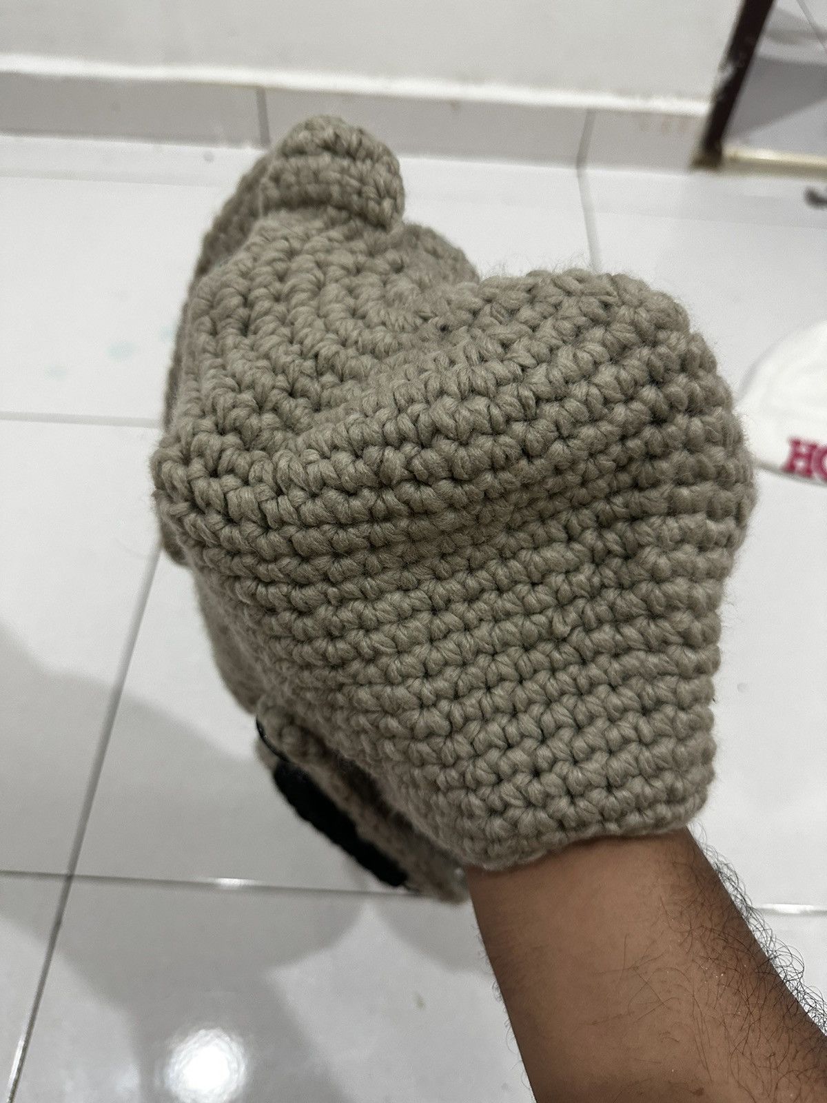 Japanese Brand Crocheted Knights Vintage Balaclava Helmet Knit Size ONE SIZE - 5 Thumbnail