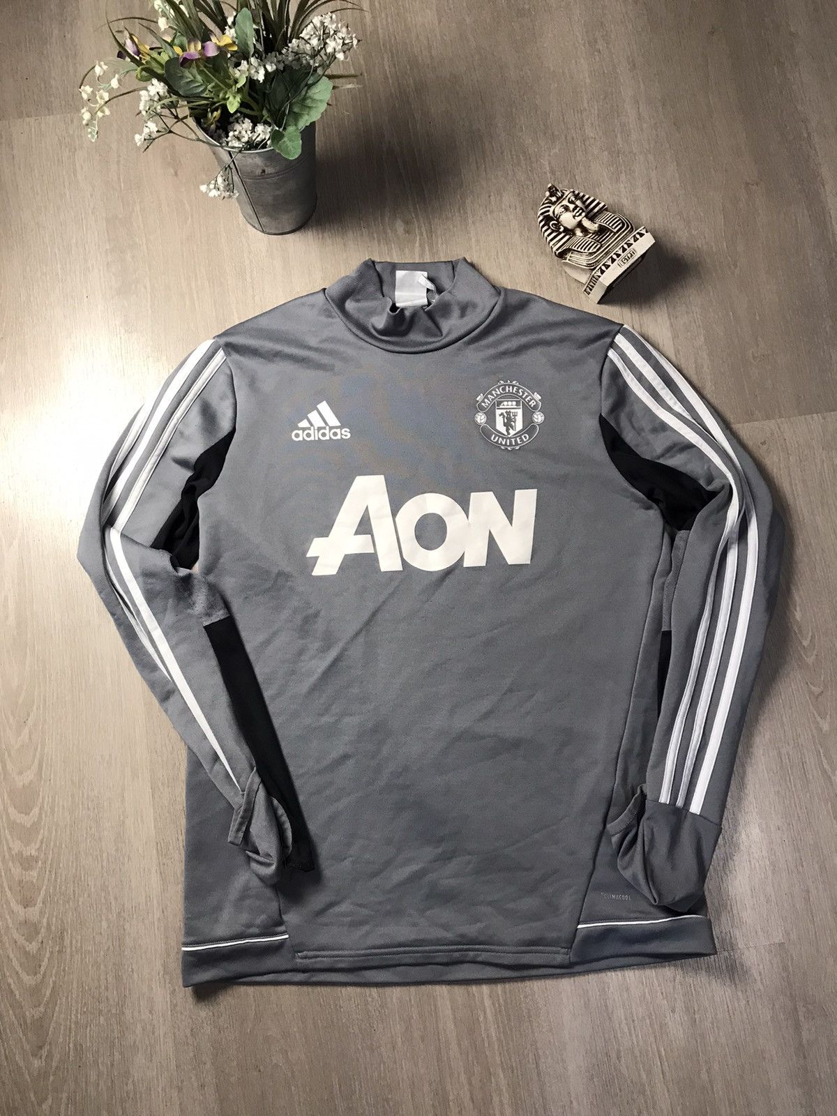 Adidas Adidas & Manchester United soccer sweatshirt Size US XL / EU 56 / 4 - 1 Thumbnail