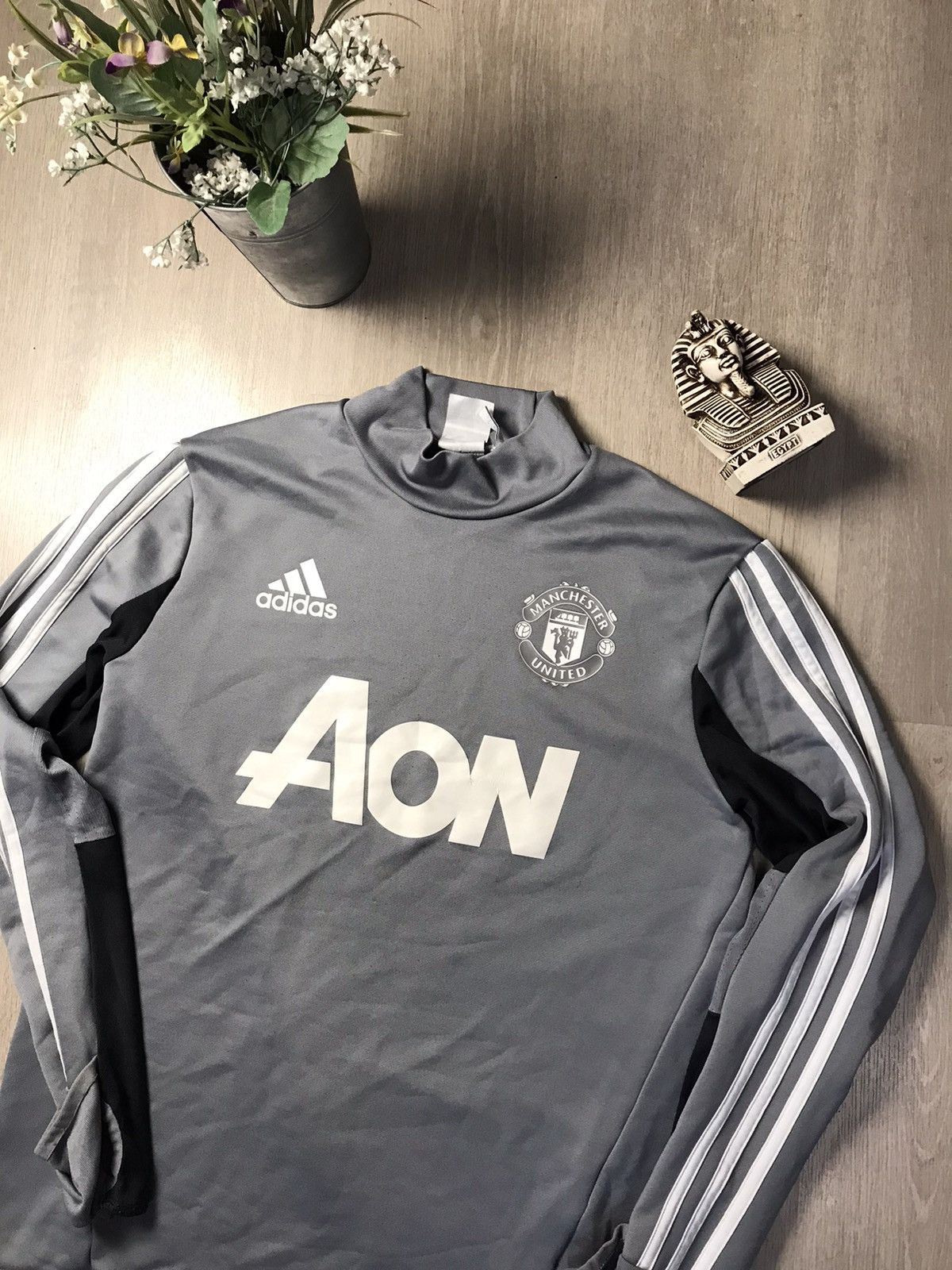 Adidas Adidas & Manchester United soccer sweatshirt Size US XL / EU 56 / 4 - 2 Thumbnail
