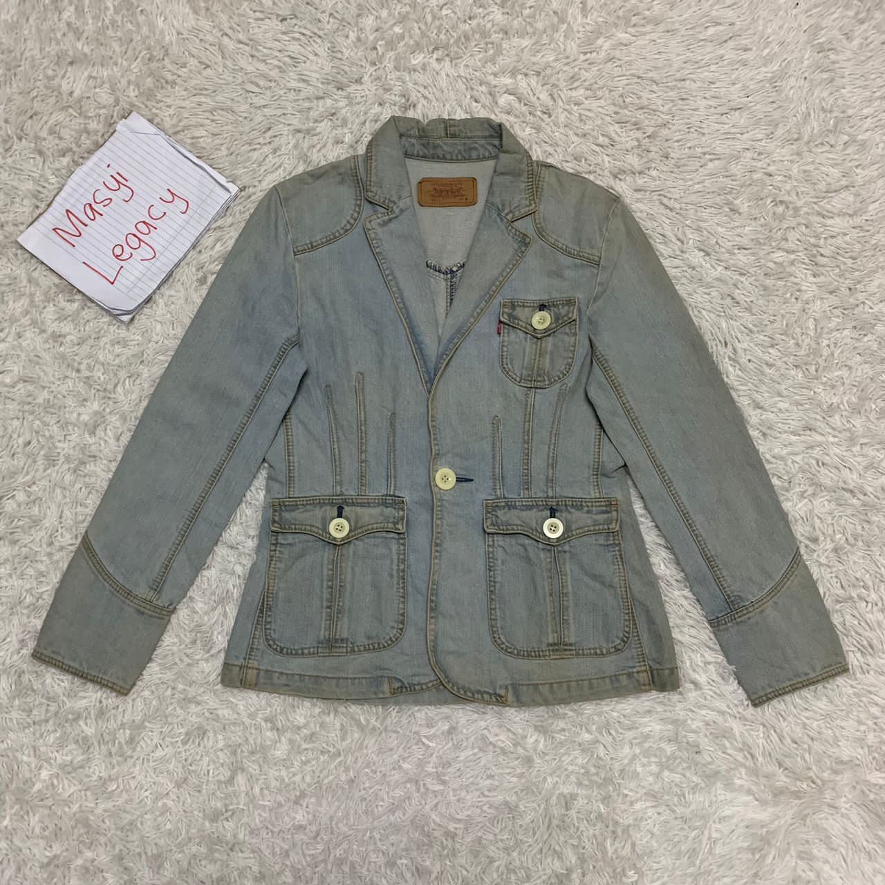 Levi's Levis Strauss & Co denim jacket Size US S / EU 44-46 / 1 - 1 Thumbnail