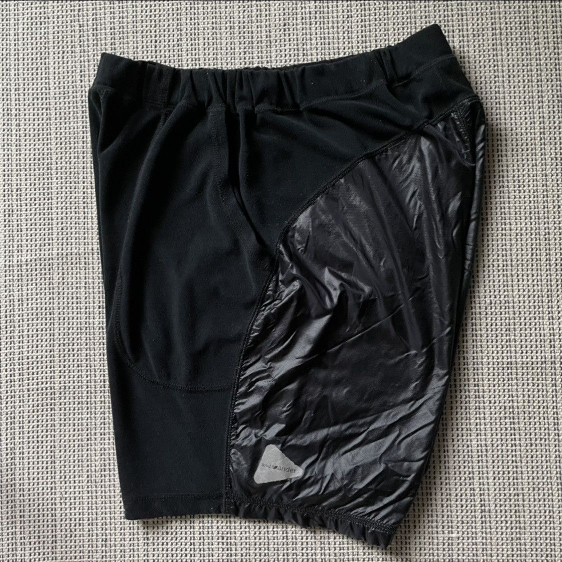 And Wander multimodal nylon polyester shorts in black, men’s size 3 Size US 29 - 4 Thumbnail