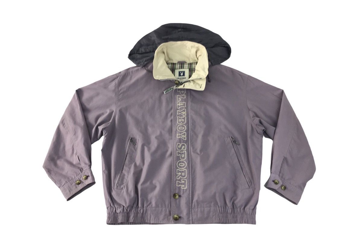 Playboy × Vintage Vintage Playboy Sport Big Logo Hoodie Jacket Style Size US L / EU 52-54 / 3 - 1 Thumbnail