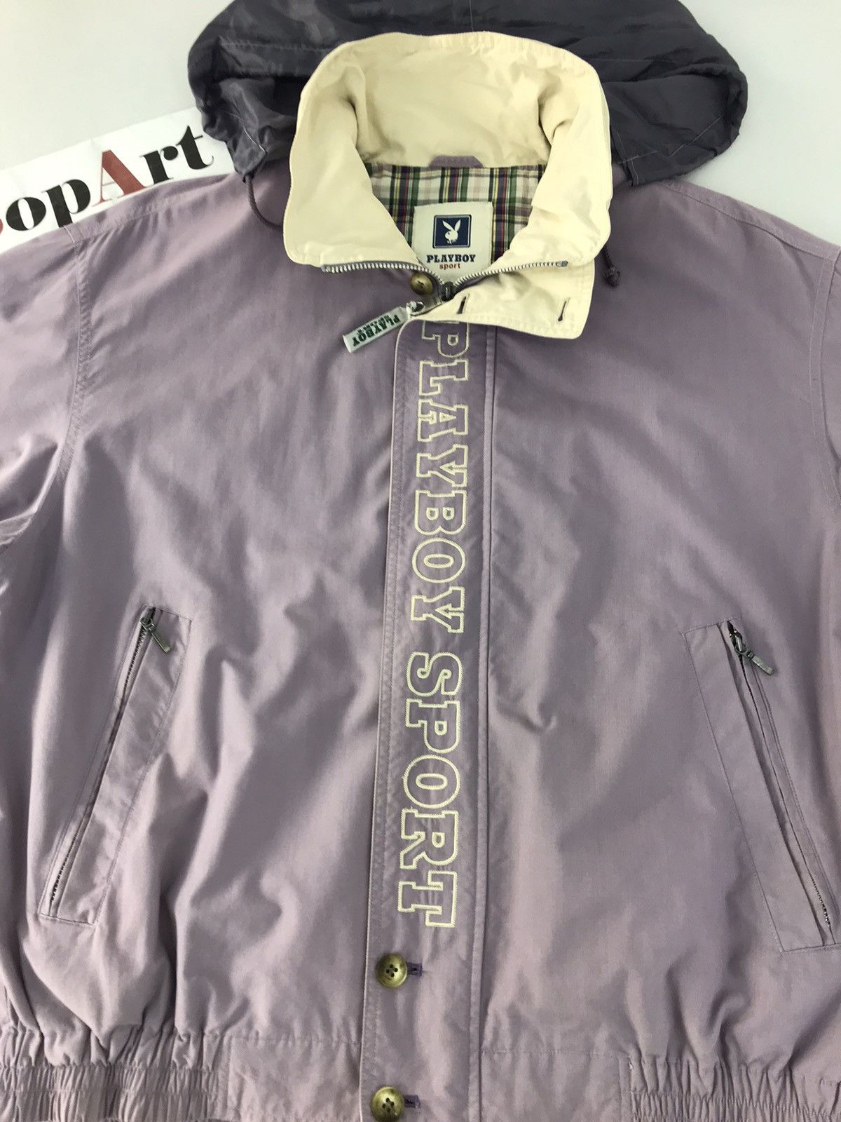 Playboy × Vintage Vintage Playboy Sport Big Logo Hoodie Jacket Style Size US L / EU 52-54 / 3 - 3 Thumbnail