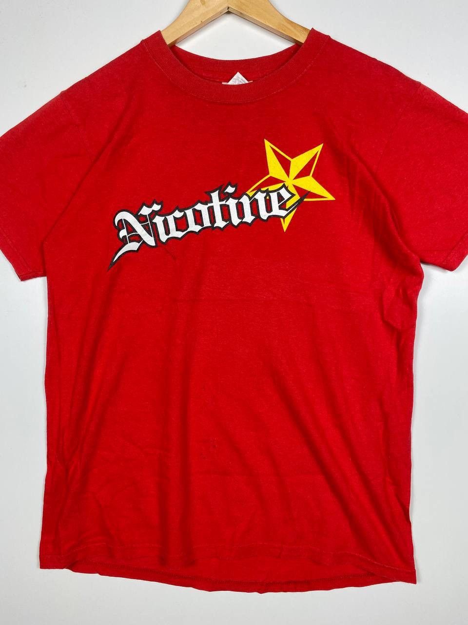 Band Tees Vintage 90s Nicotine Punk Rock Hardcore Band Tee Punk Tshirt Size US M / EU 48-50 / 2 - 2 Thumbnail