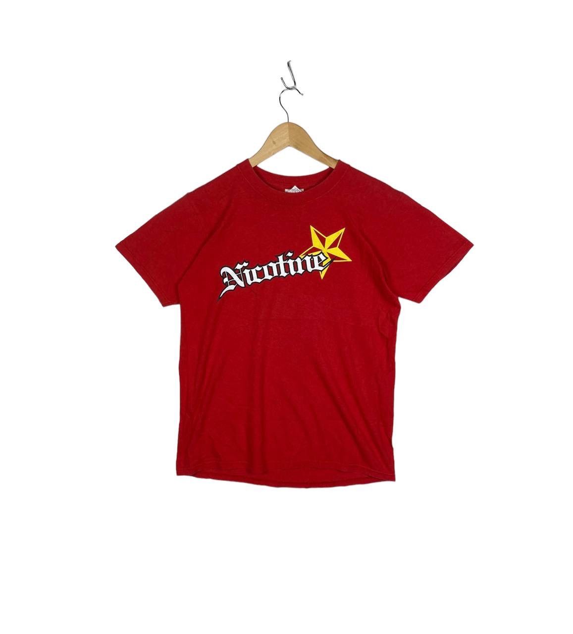 Band Tees Vintage 90s Nicotine Punk Rock Hardcore Band Tee Punk Tshirt Size US M / EU 48-50 / 2 - 1 Thumbnail