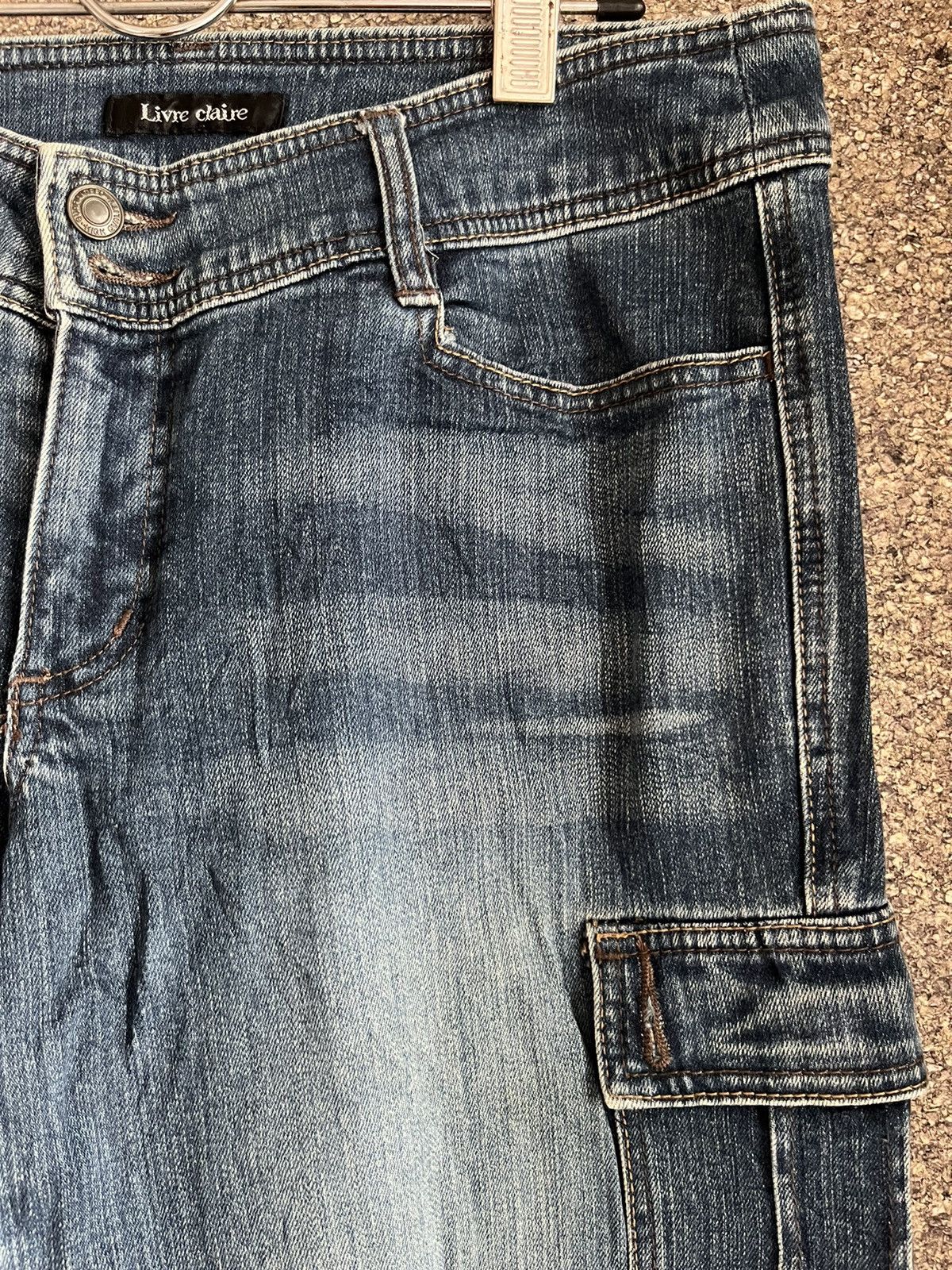 If Six Was Nine × Tornado Mart Flare jeans Livre claire ft47 Size US 33 - 4 Thumbnail