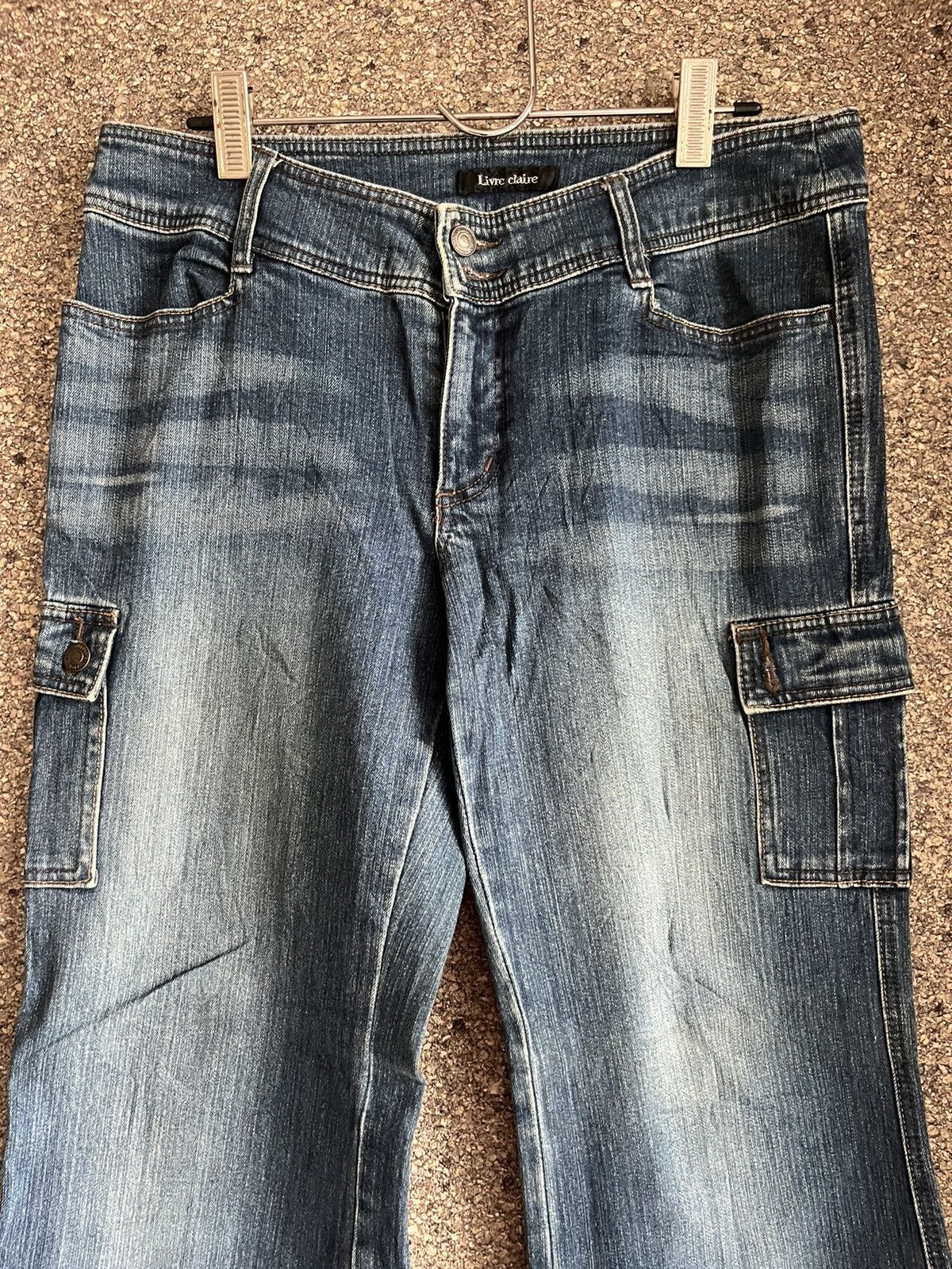 If Six Was Nine × Tornado Mart Flare jeans Livre claire ft47 Size US 33 - 2 Thumbnail