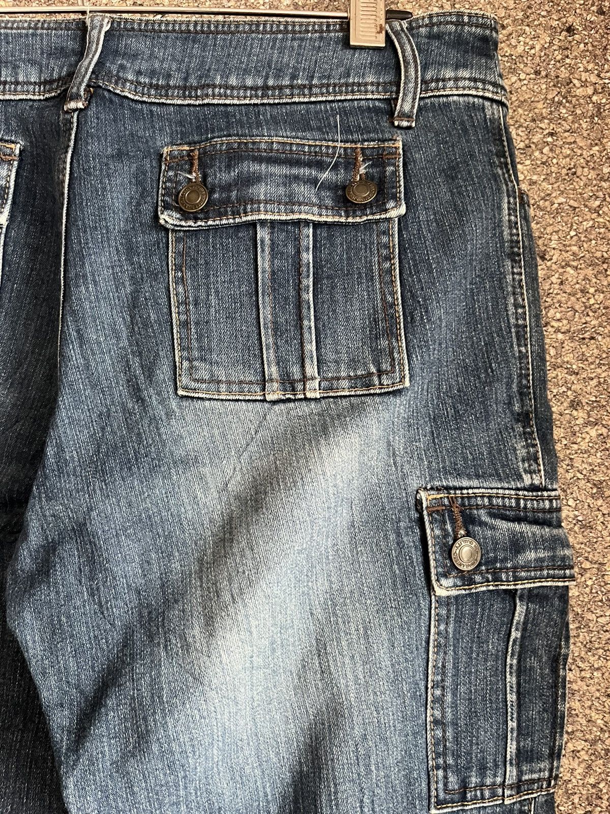 If Six Was Nine × Tornado Mart Flare jeans Livre claire ft47 Size US 33 - 9 Thumbnail