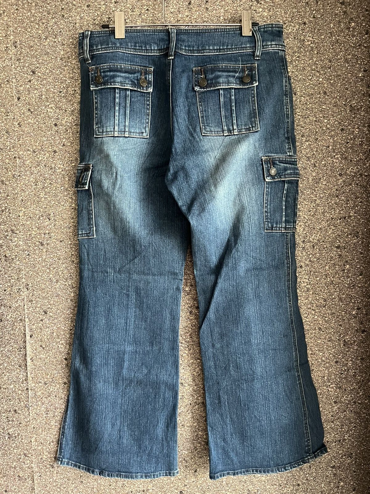 If Six Was Nine × Tornado Mart Flare jeans Livre claire ft47 Size US 33 - 6 Thumbnail