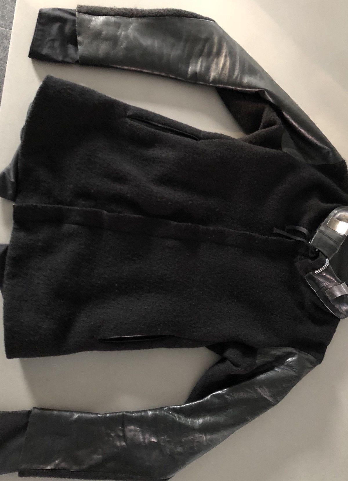 Boris Bidjan Saberi J1-F1011+F244 cow leather and cooked wool 