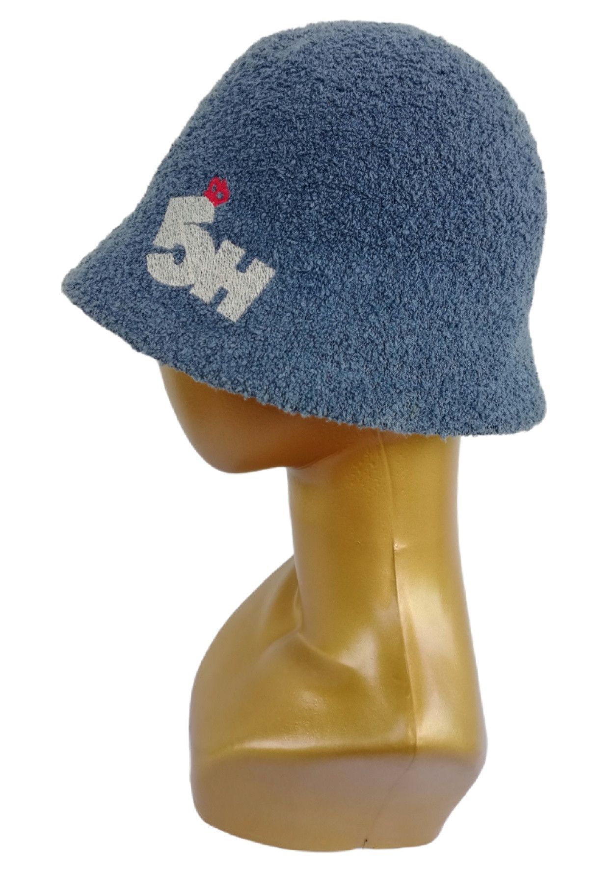 Japanese Brand 🔥Hakka 5H Big Logo Design Towel Bucket Hat Cotton🔥 Size ONE SIZE - 2 Thumbnail
