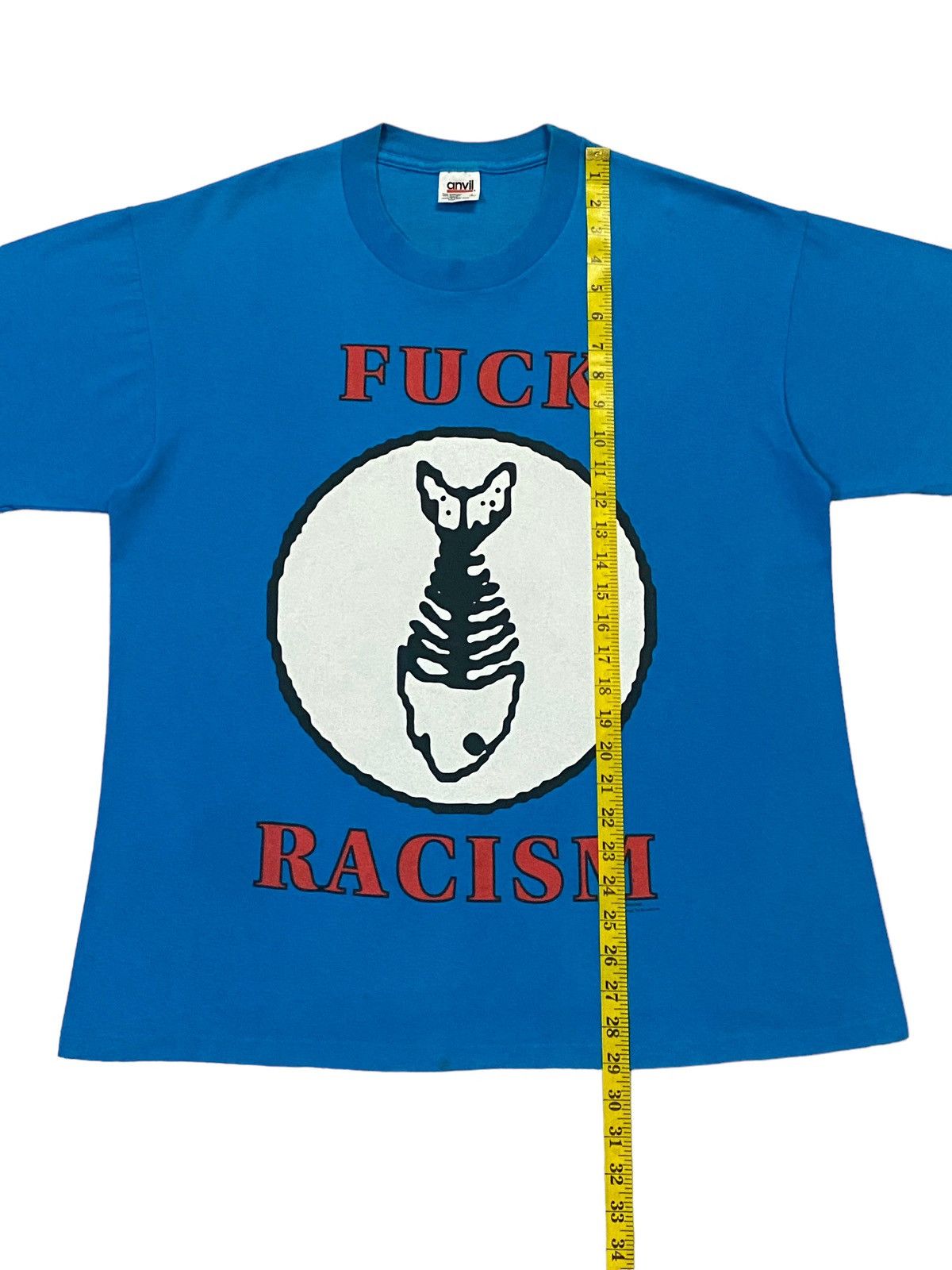 Band Tees × Vintage Rare🔥🔥Vintage 91 “FISHBONE”Fuck Racism Size US L / EU 52-54 / 3 - 5 Thumbnail
