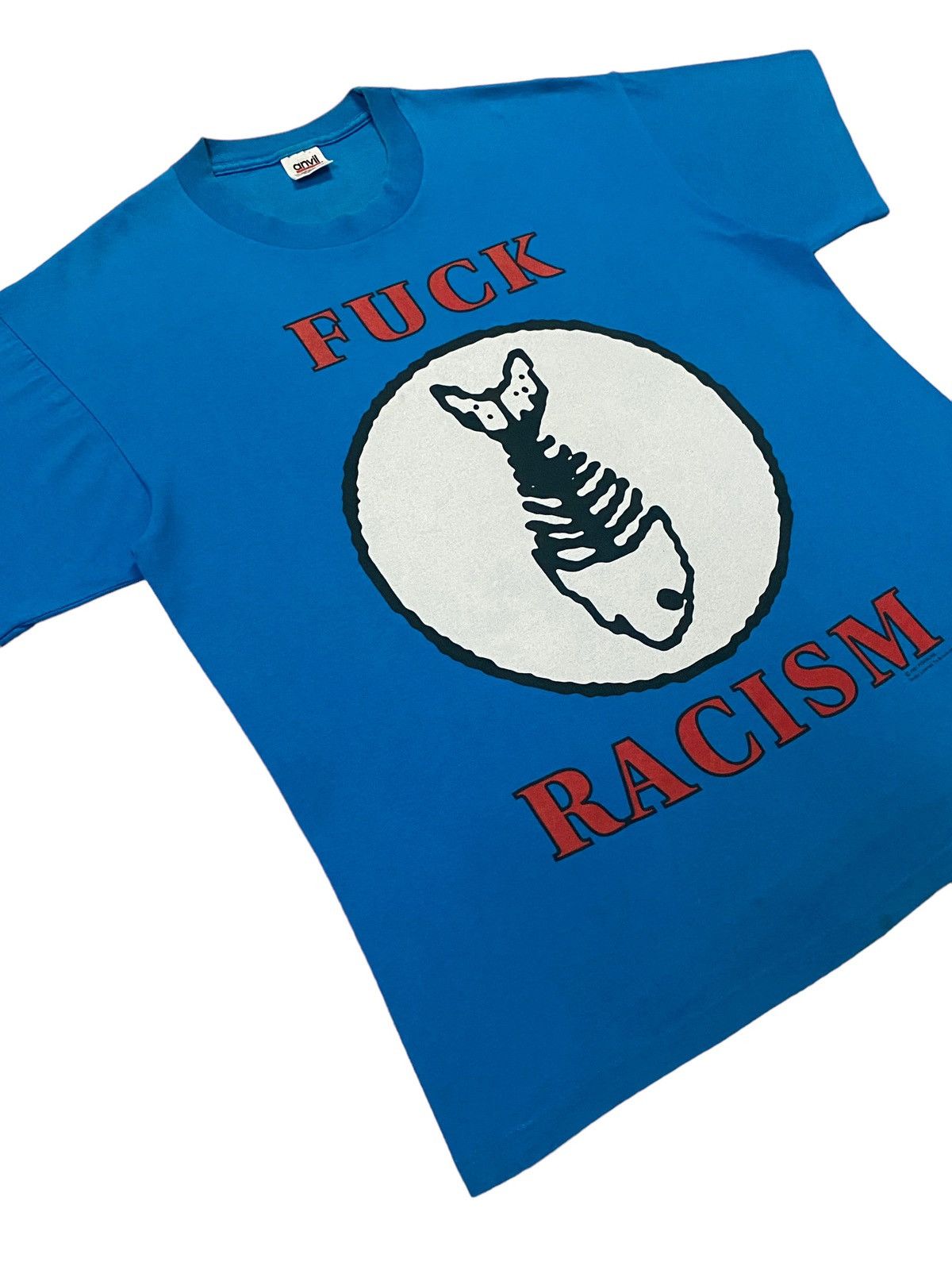 Band Tees × Vintage Rare🔥🔥Vintage 91 “FISHBONE”Fuck Racism Size US L / EU 52-54 / 3 - 19 Thumbnail