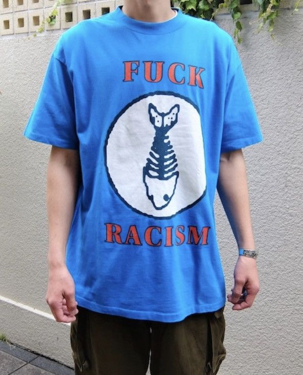 Band Tees × Vintage Rare🔥🔥Vintage 91 “FISHBONE”Fuck Racism Size US L / EU 52-54 / 3 - 2 Thumbnail