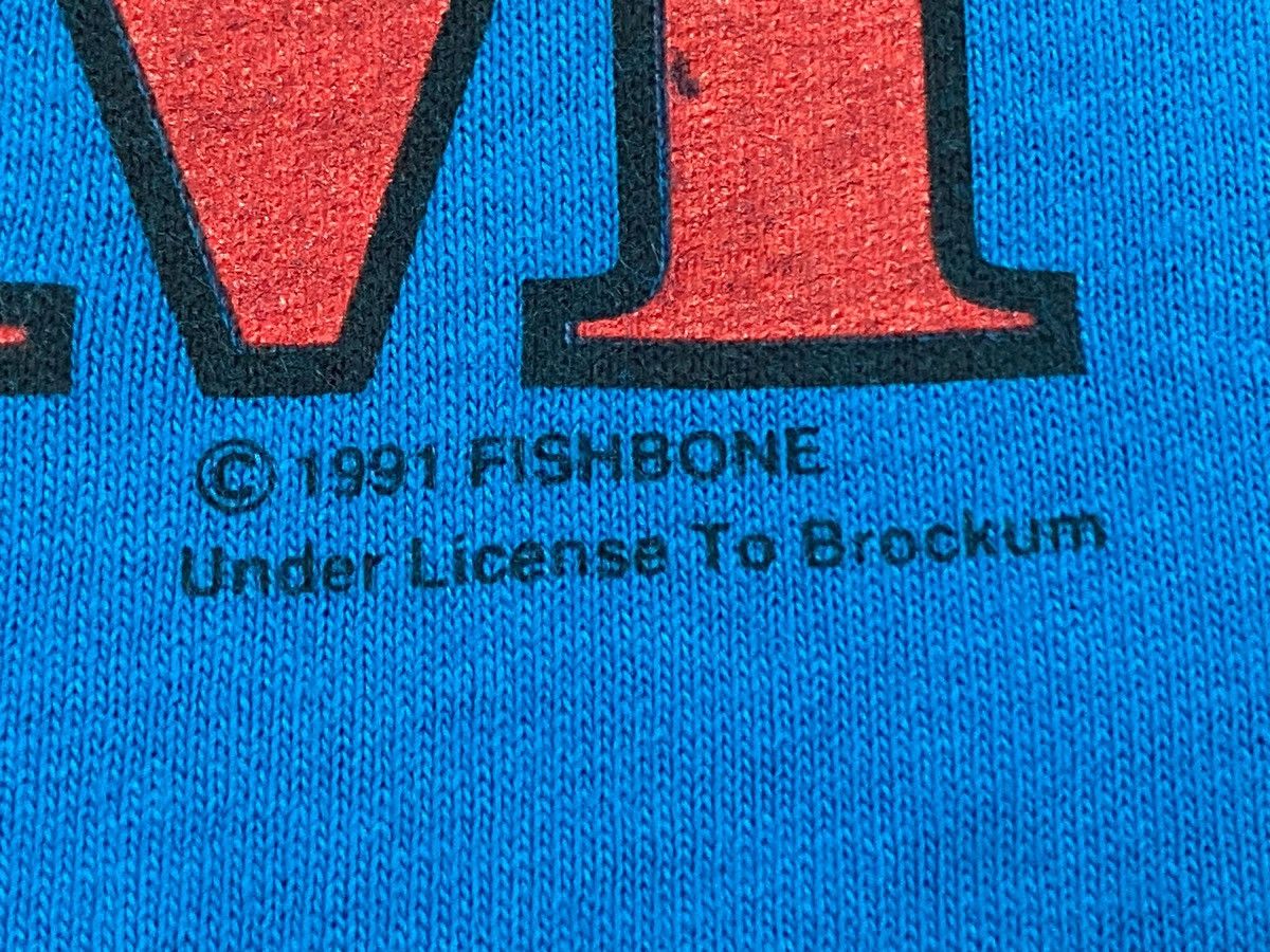 Band Tees × Vintage Rare🔥🔥Vintage 91 “FISHBONE”Fuck Racism Size US L / EU 52-54 / 3 - 10 Thumbnail