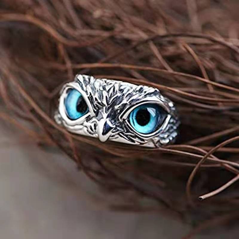 Jewelry Creative Owl Rings Size ONE SIZE - 3 Thumbnail