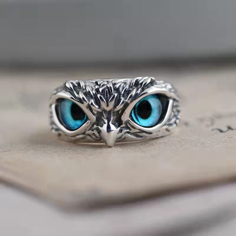 Jewelry Creative Owl Rings Size ONE SIZE - 1 Thumbnail