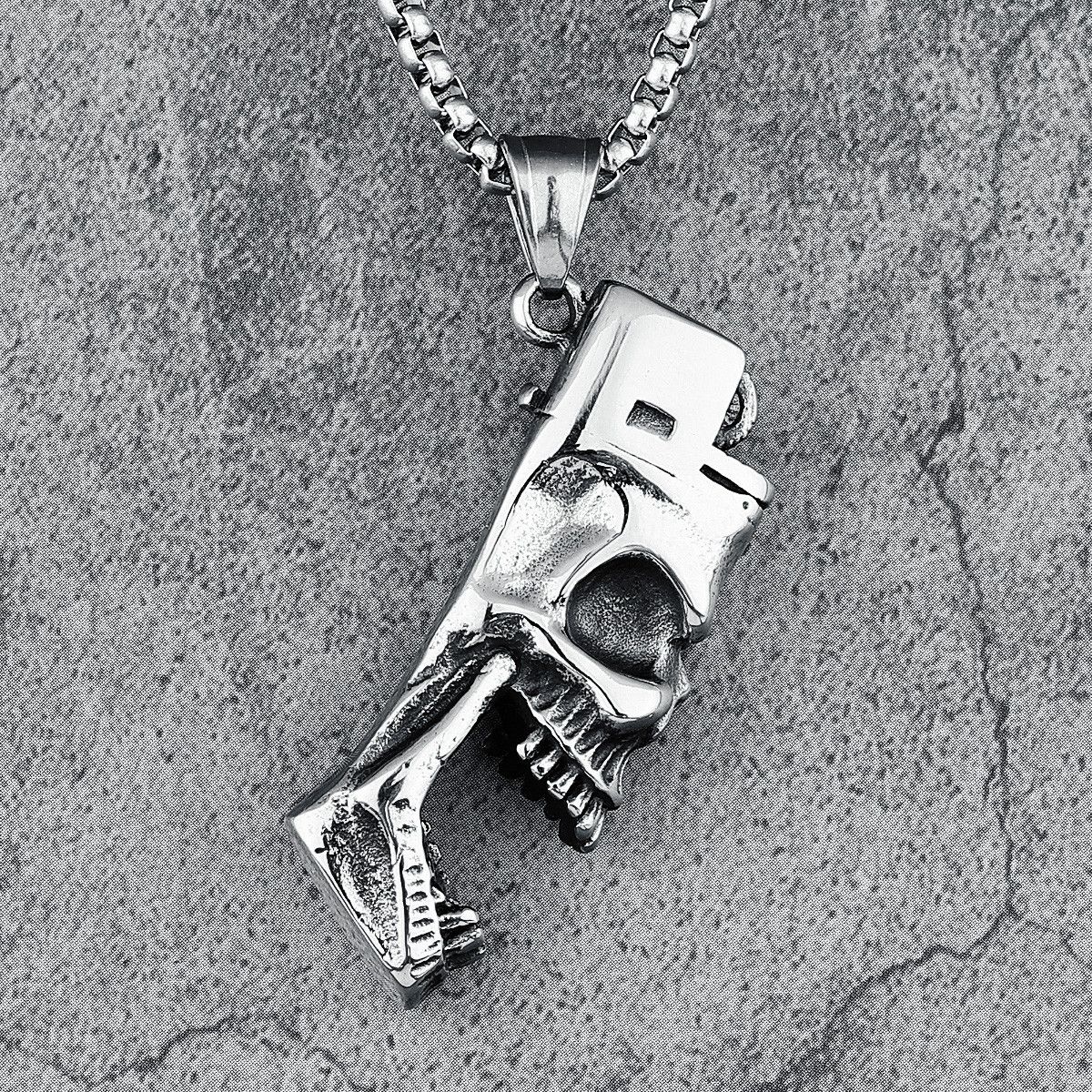 Jewelry Skeleton Lighter Pendant Necklace Size ONE SIZE - 1 Thumbnail