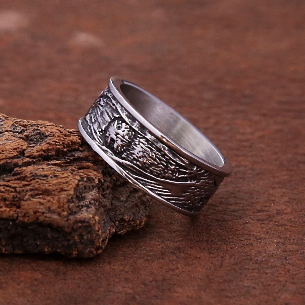 Jewelry Retro Owl Ring Size ONE SIZE - 4 Thumbnail
