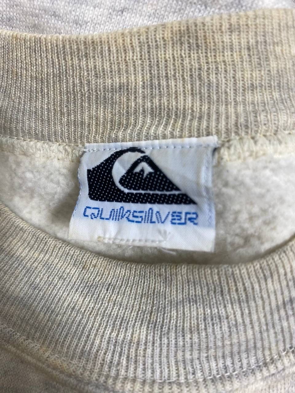 Quicksilver × Quiksilver Iconic Vintage 90s Quicksilver Big Logo Pullover Sweatshirt Size US L / EU 52-54 / 3 - 4 Thumbnail