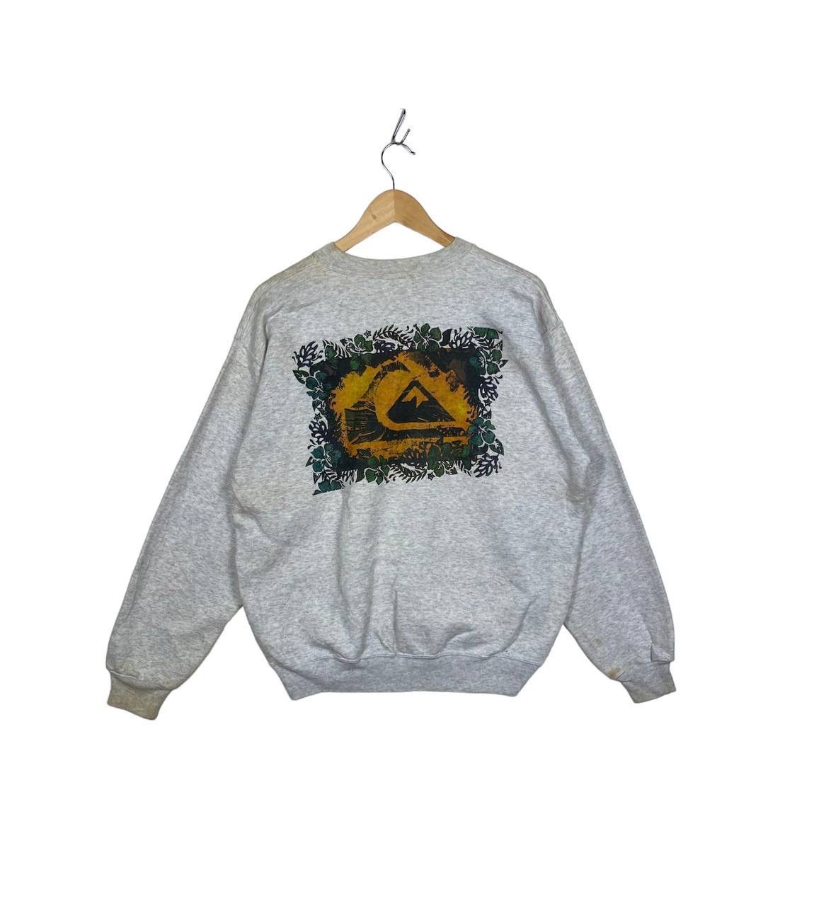 Quicksilver × Quiksilver Iconic Vintage 90s Quicksilver Big Logo Pullover Sweatshirt Size US L / EU 52-54 / 3 - 1 Thumbnail