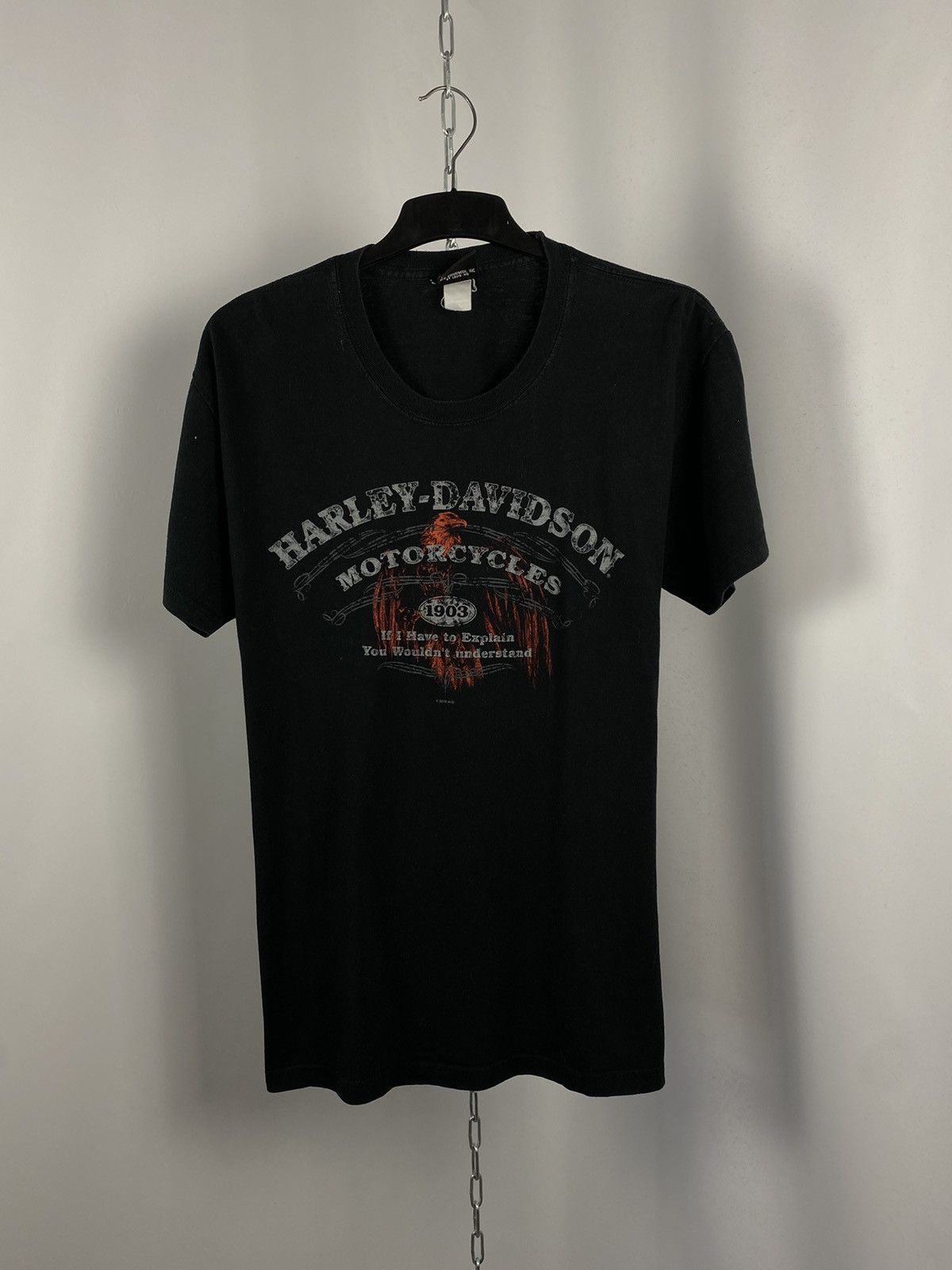 Harley Davidson Harley-Davidson vintage big logo T-shirts bike band size XL Size US XL / EU 56 / 4 - 4 Thumbnail