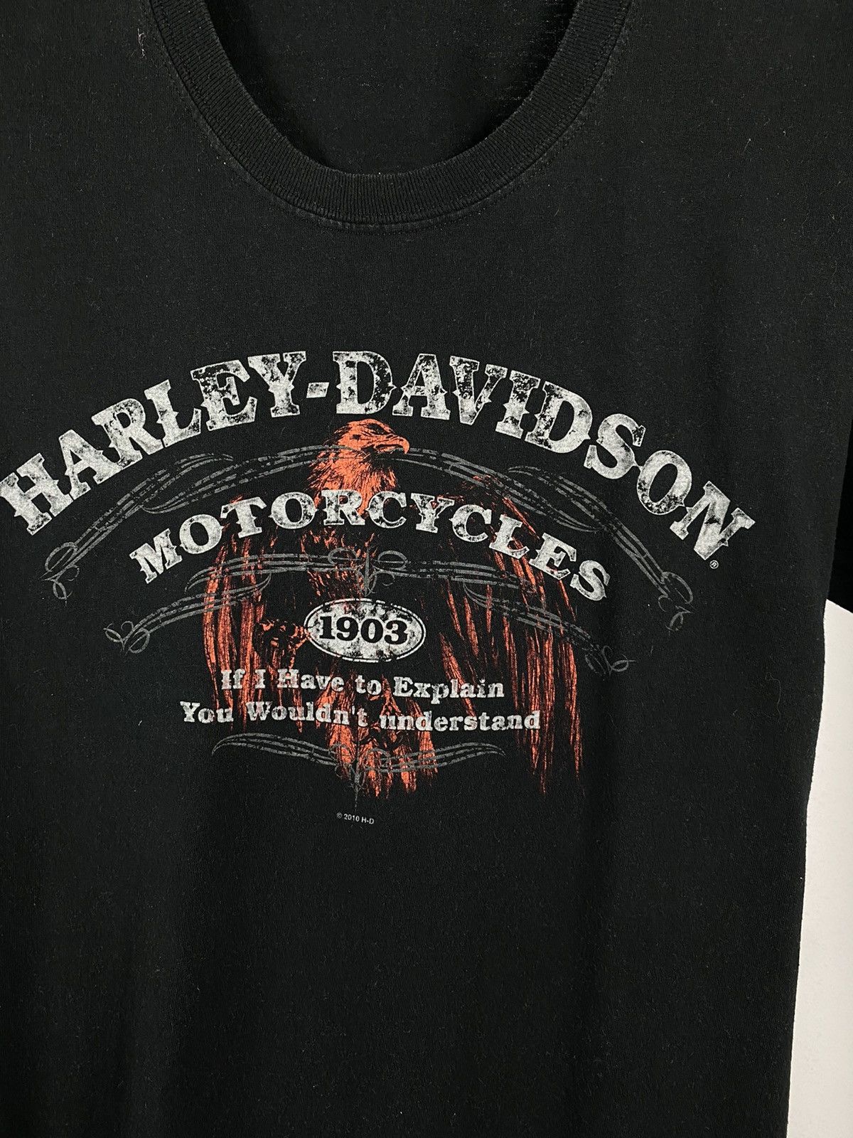 Harley Davidson Harley-Davidson vintage big logo T-shirts bike band size XL Size US XL / EU 56 / 4 - 6 Thumbnail