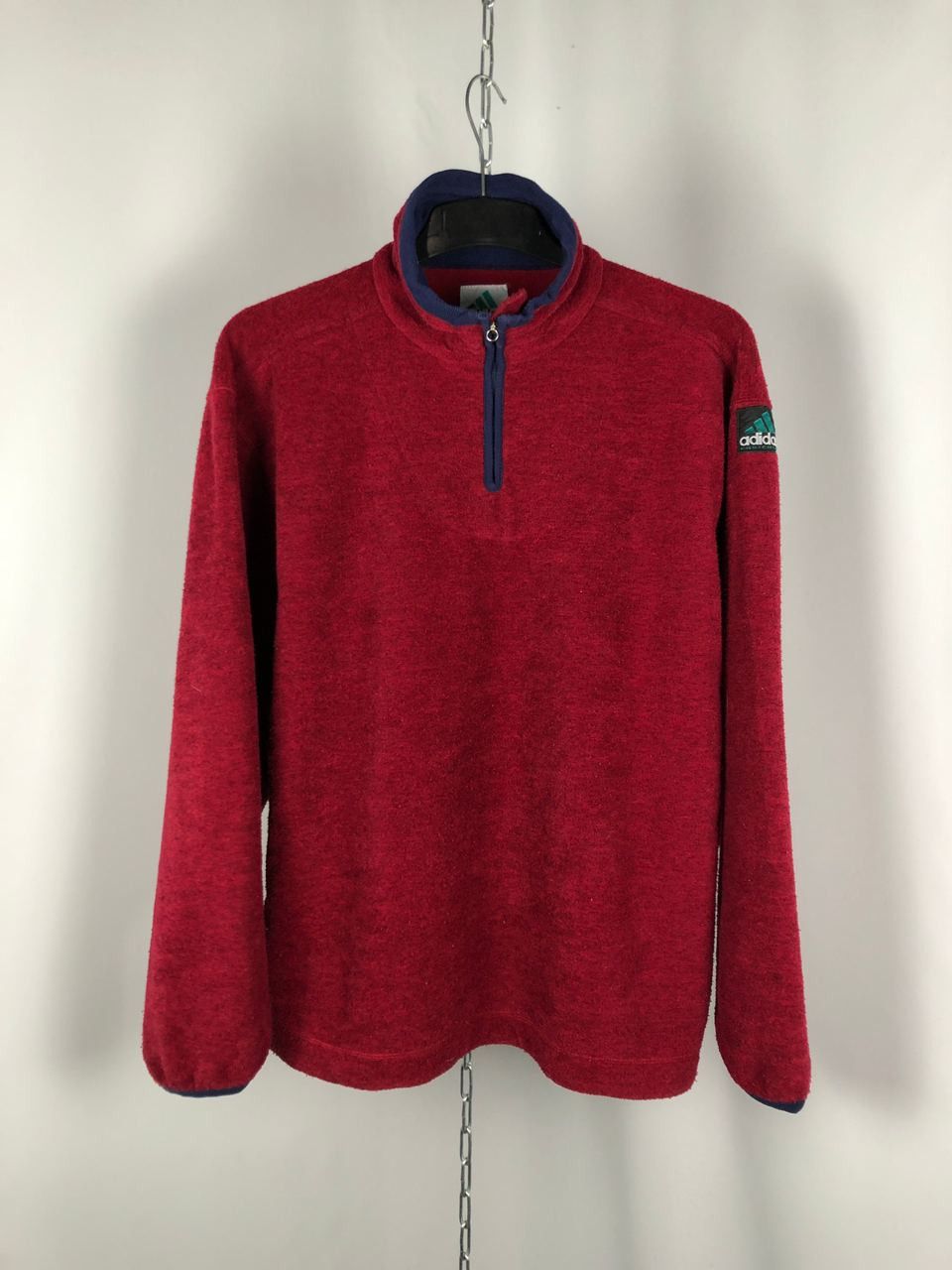 Adidas Adidas equipment fleece 1/3 zip size M red Size US M / EU 48-50 / 2 - 1 Thumbnail