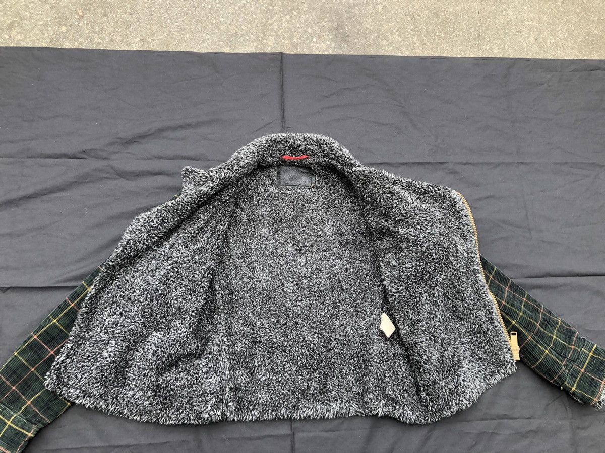 Levi's 2004 Levi’s Redloops Sherpa Double Collar Corduroy Jacket Size US XS / EU 42 / 0 - 6 Thumbnail