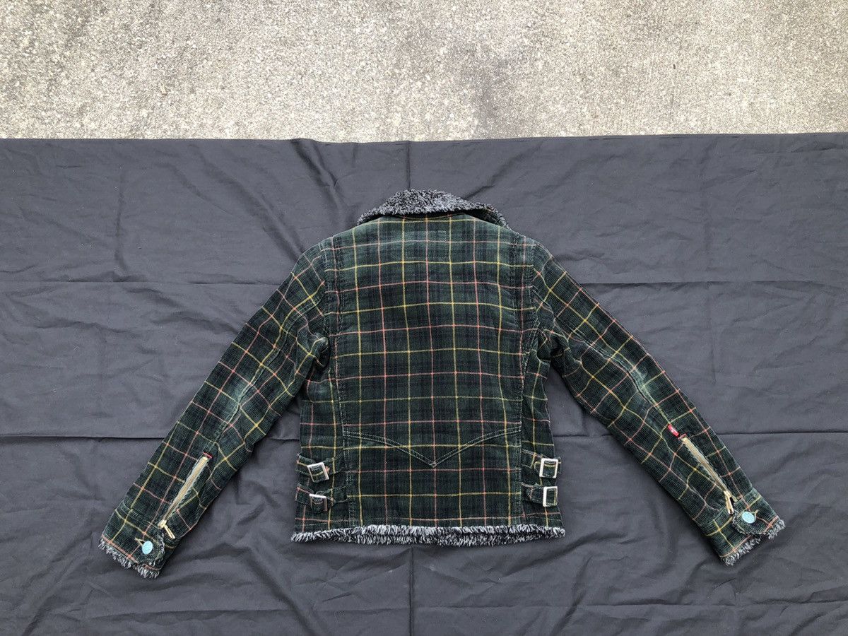 Levi's 2004 Levi’s Redloops Sherpa Double Collar Corduroy Jacket Size US XS / EU 42 / 0 - 7 Thumbnail