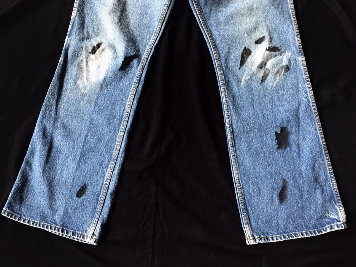 Vintage Vintage Roebucks Flare Jeans Custom Paint Size US 36 / EU 52 - 4 Thumbnail
