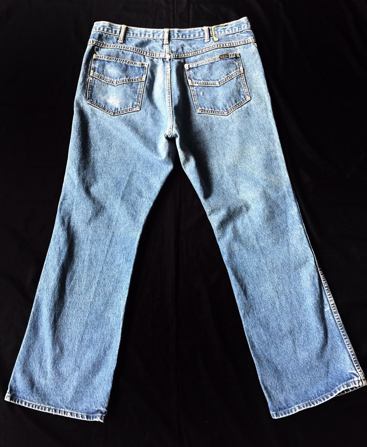 Vintage Vintage Roebucks Flare Jeans Custom Paint Size US 36 / EU 52 - 2 Thumbnail